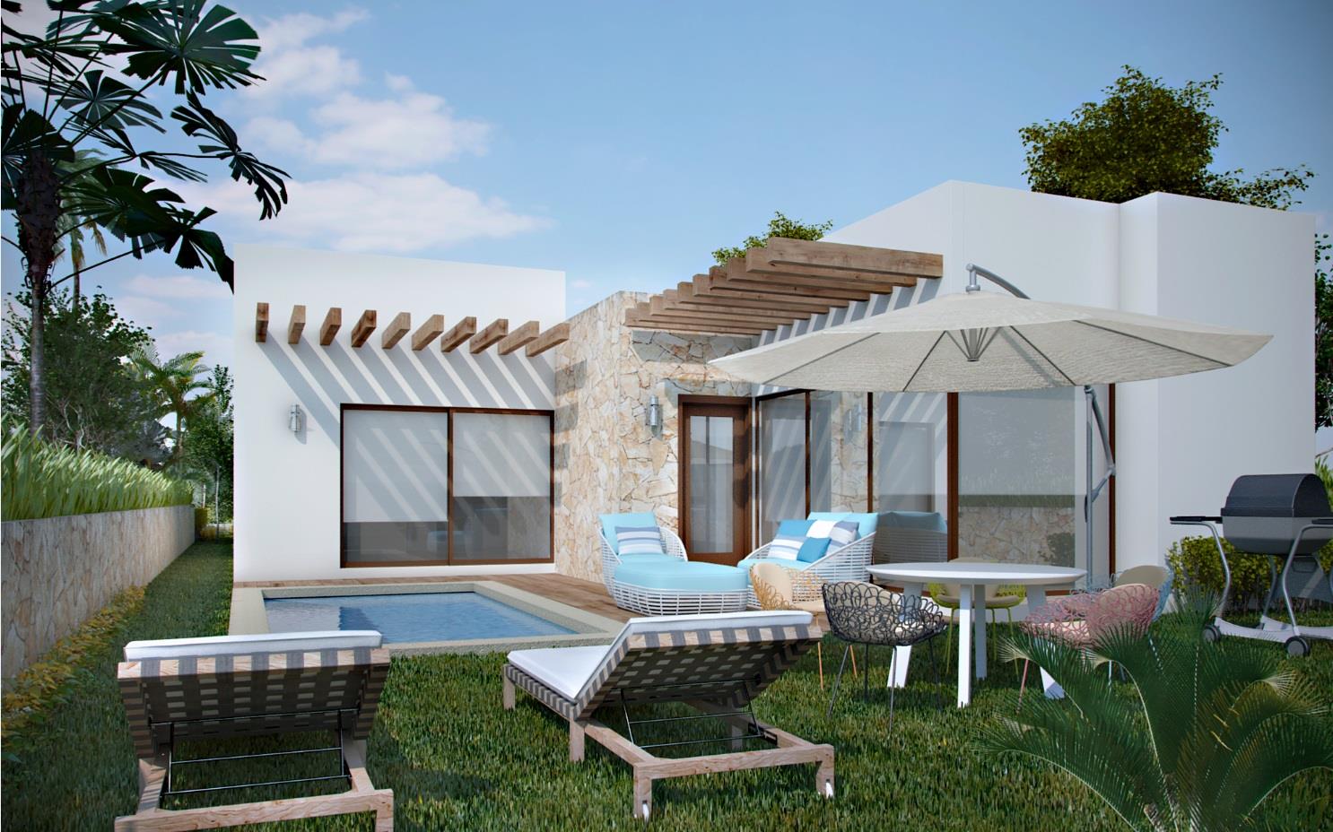 Villa BR3 BA4, Villas Caribe, Bahia Principe, Tulum
