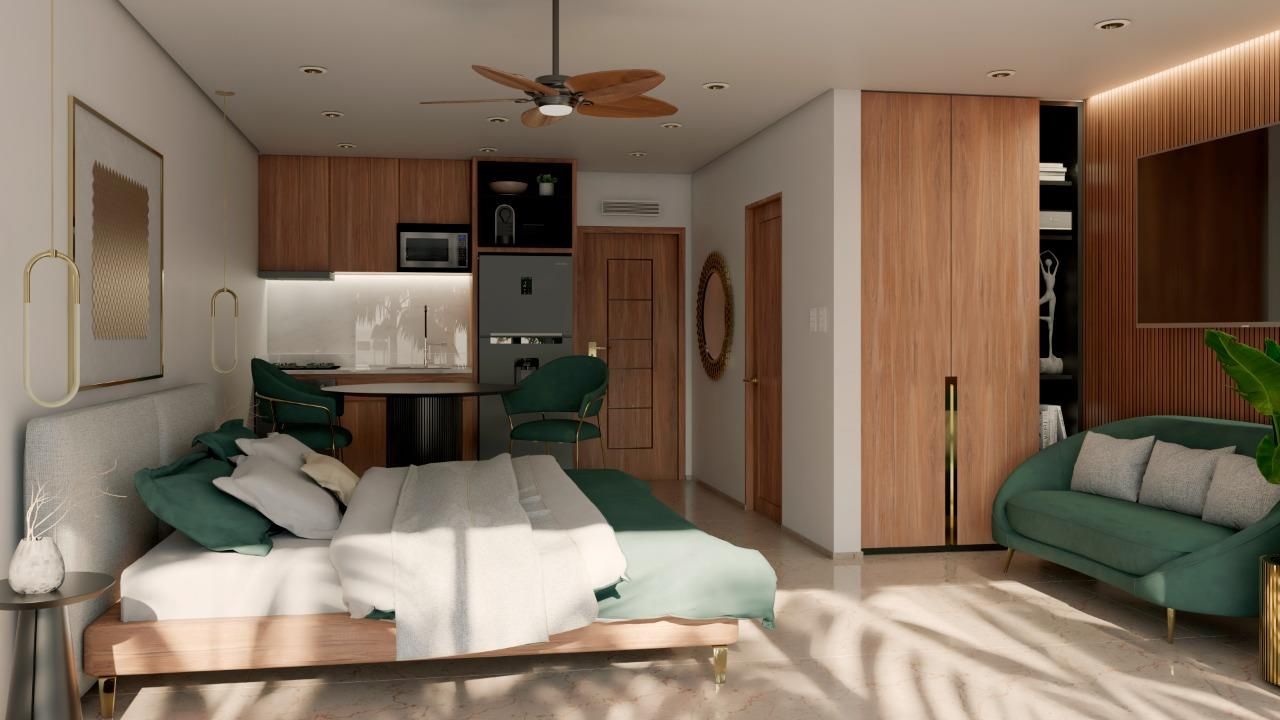 1BR 1BA, Luxury Studio, Green Savage, Playa del Carmen