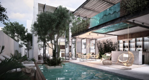 4BR 5BA, Villa pool and garden, Villa Anunna, Tulum