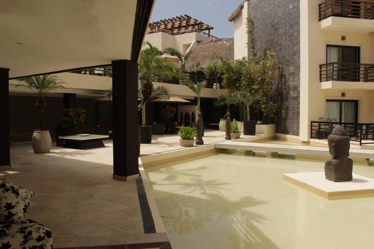 2BR 2BA beach front apartment Aldea Thai, PLaya del Carmen