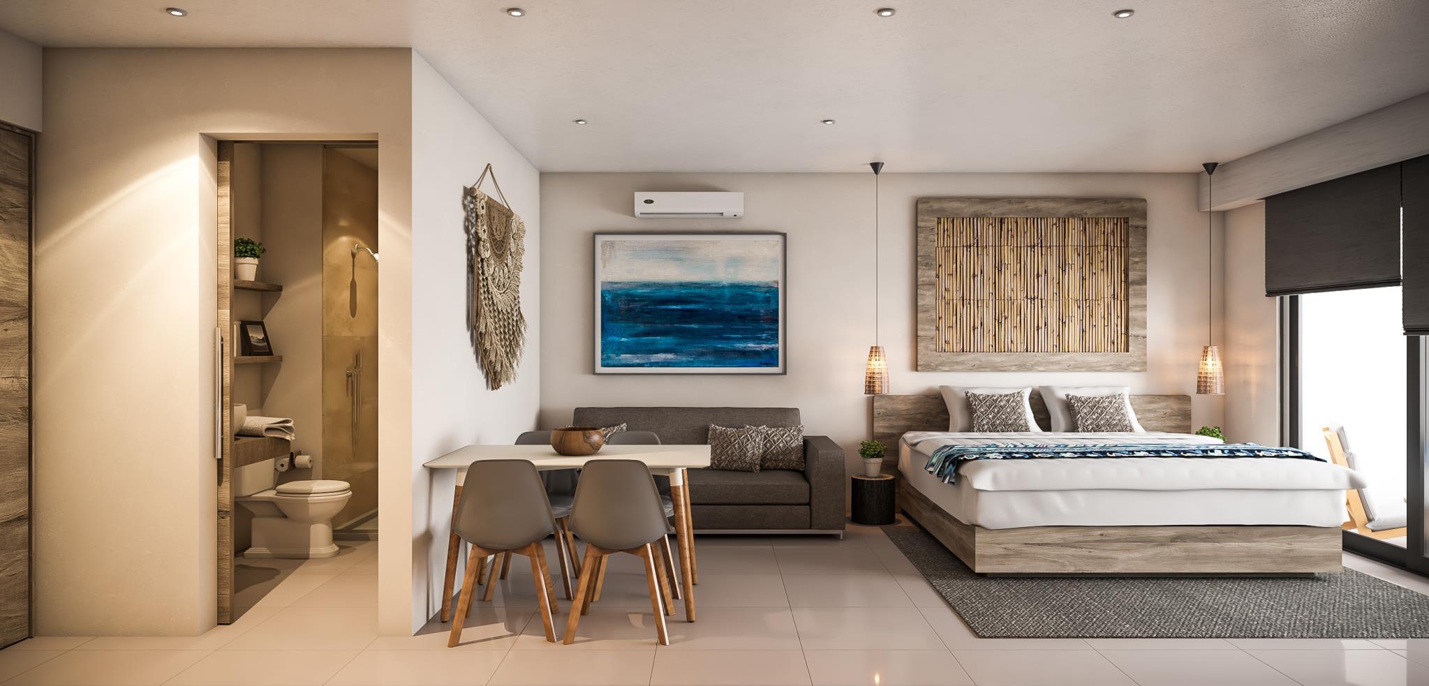 1BR 1BA, Studio with Balcony, Nativo, Playa del Carmen