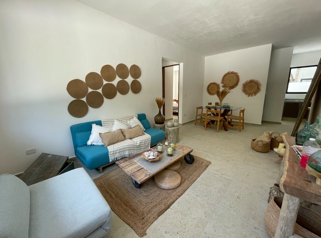 2BR 2BA, Ground Floor Apartment with Terrace, Kim Koba, Tulum