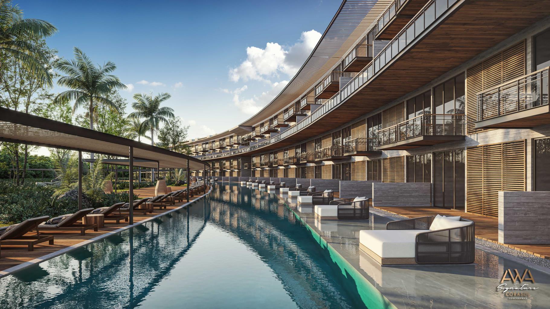 3BR 3BA Apartment swin up, Awa Signature, Playa del Carmen