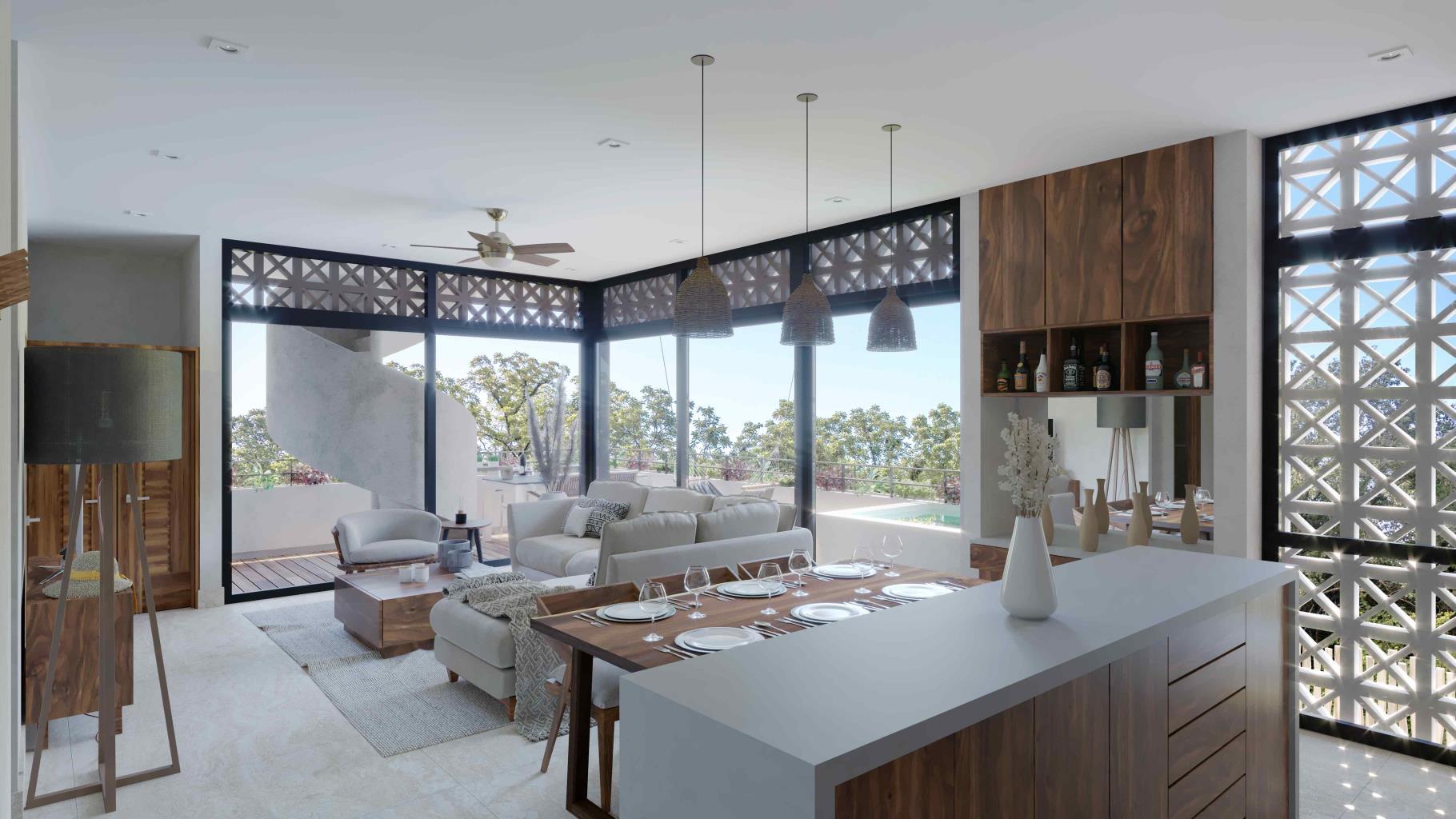 3BR 3BA Apartmente, Muwan, Tulum