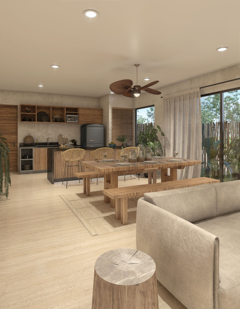 2BR 2BA, Apartment with Terrace, Kay, Tulum