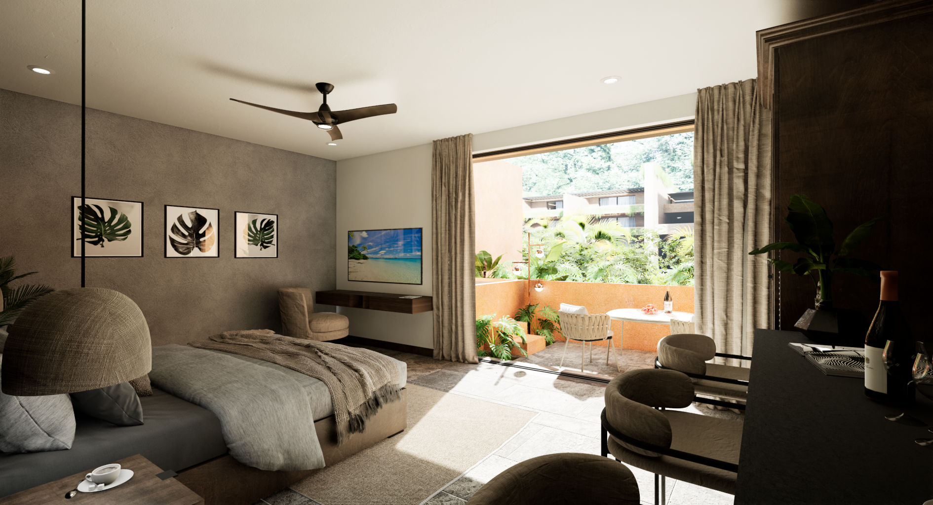 2BR 2BA, Luxury Apartment with Terrace, Artra, Tulum