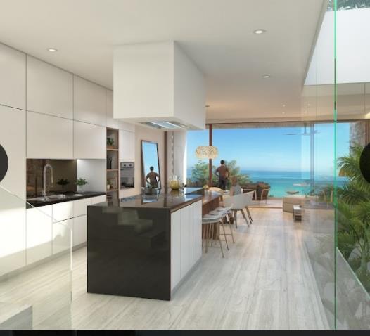 3BR 3BA Apartment luxury Finishes and Ocean view, CasaCun, Puerto Aventuras