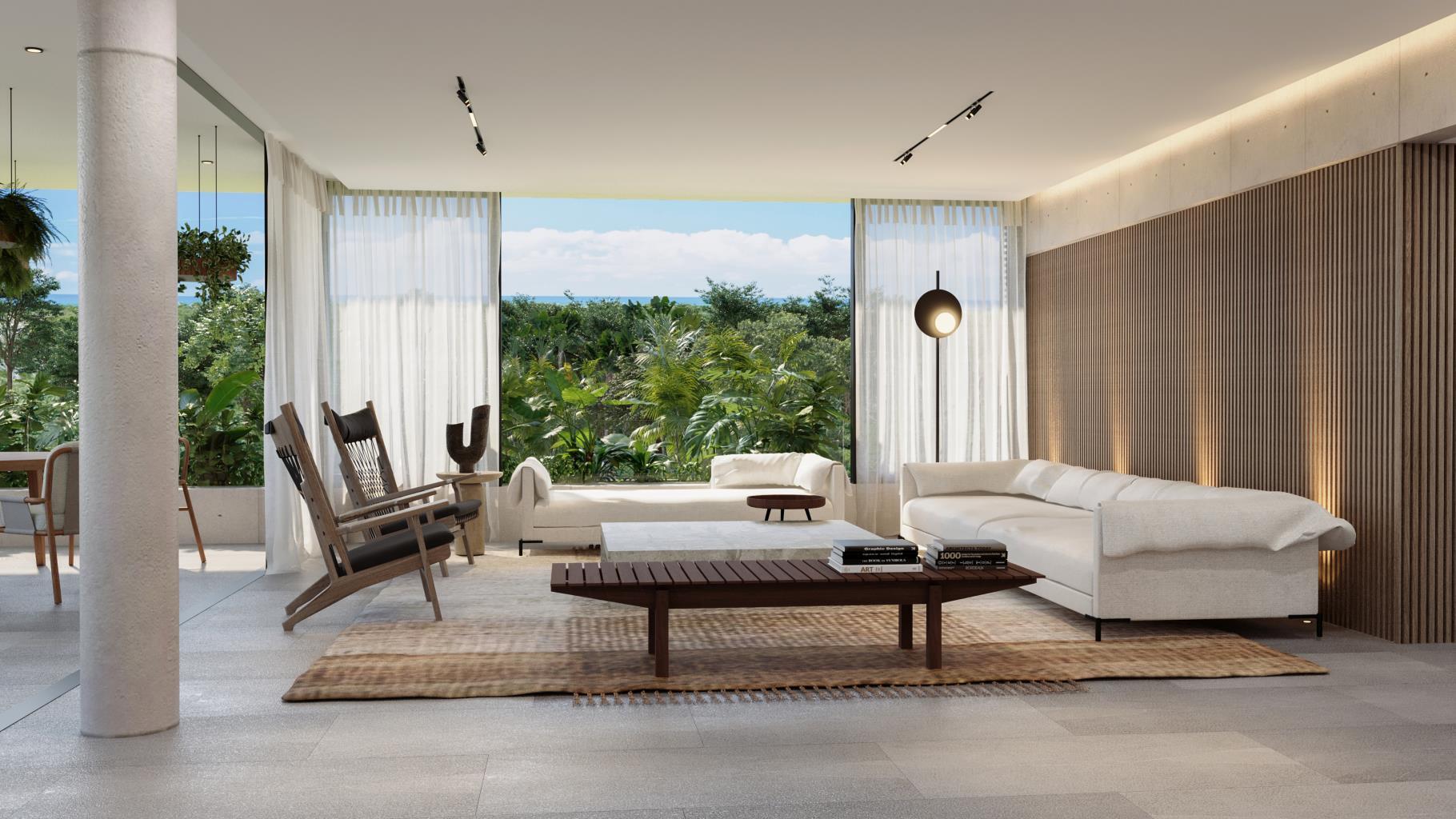 2BR 2BA, Luxury Apartment With Terrace, Uma, Playa del Carmen