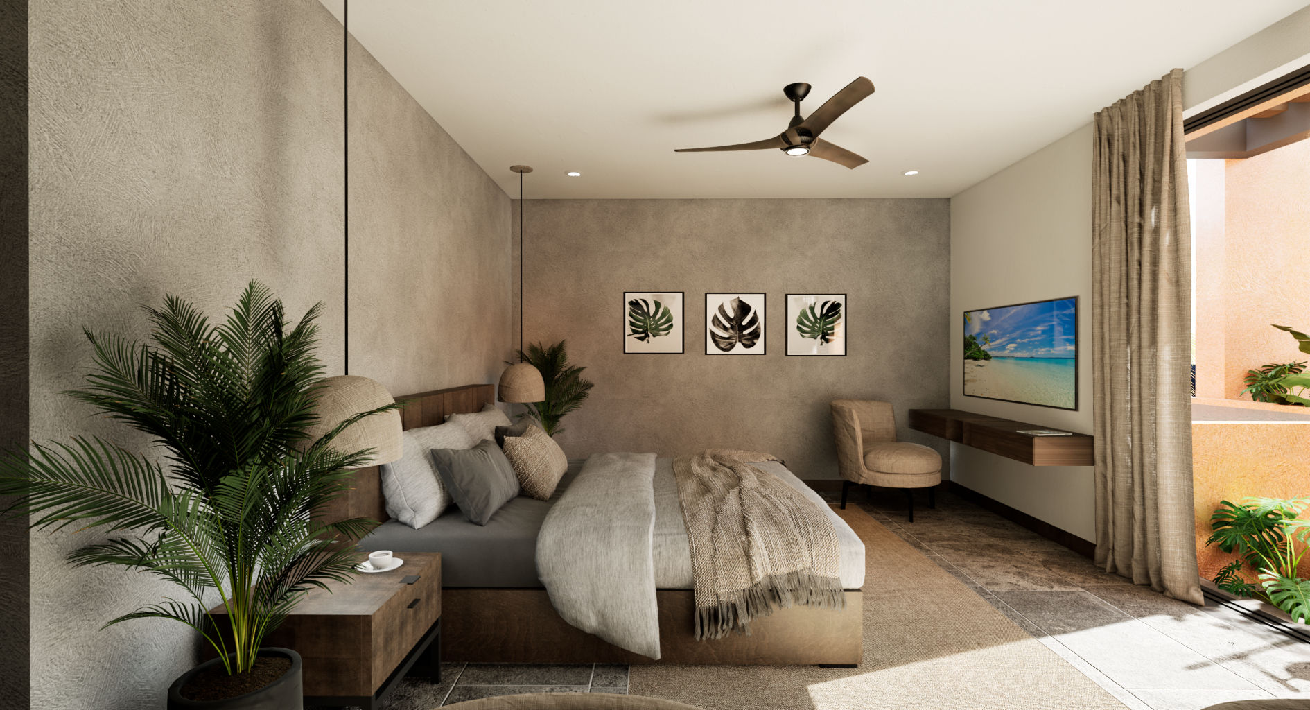 2BR 2BA, Luxury Apartment with Terrace, Artra, Tulum
