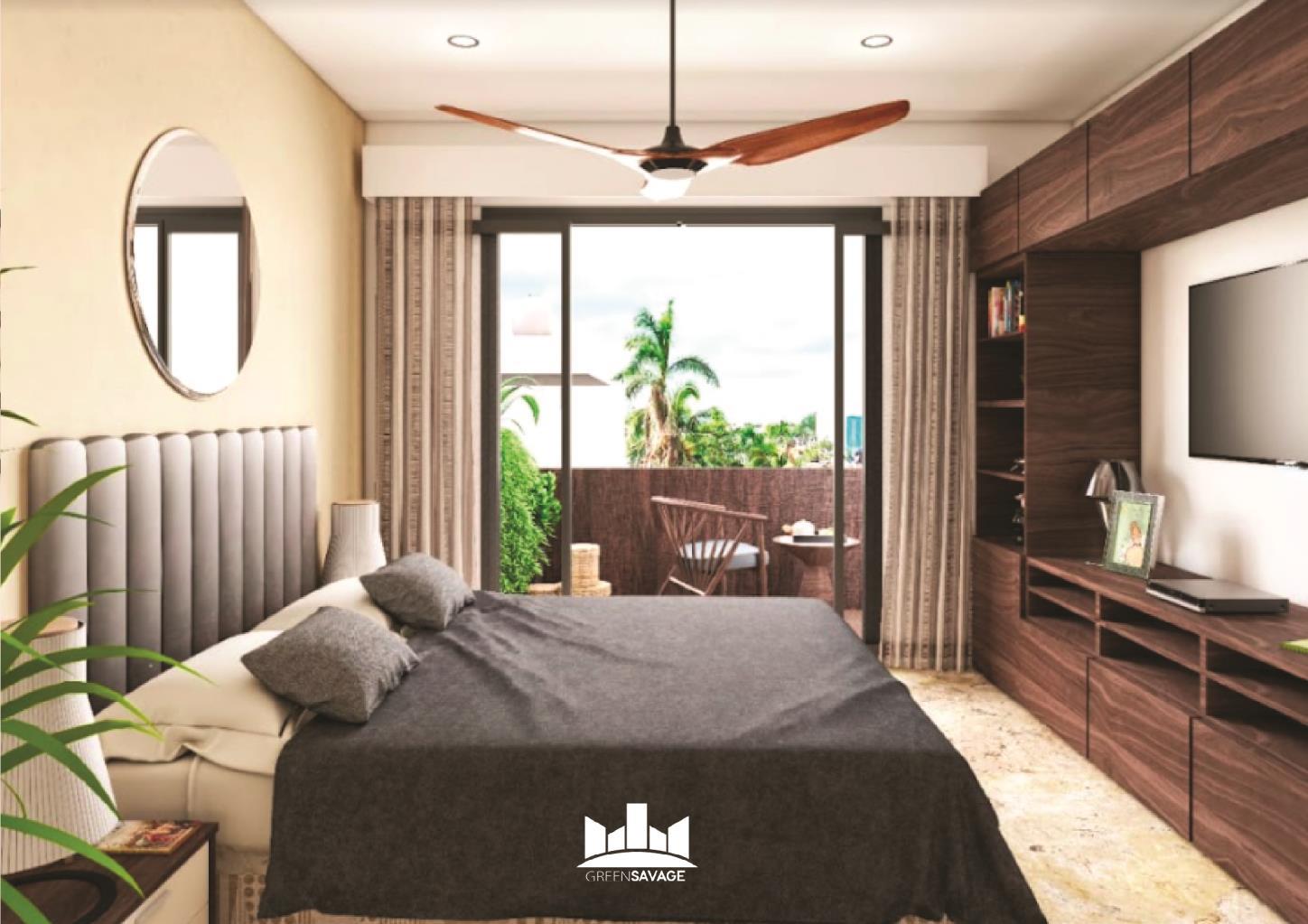 1BR 1BA Luxury Ground floor, Green Savage, Playa del Carmen