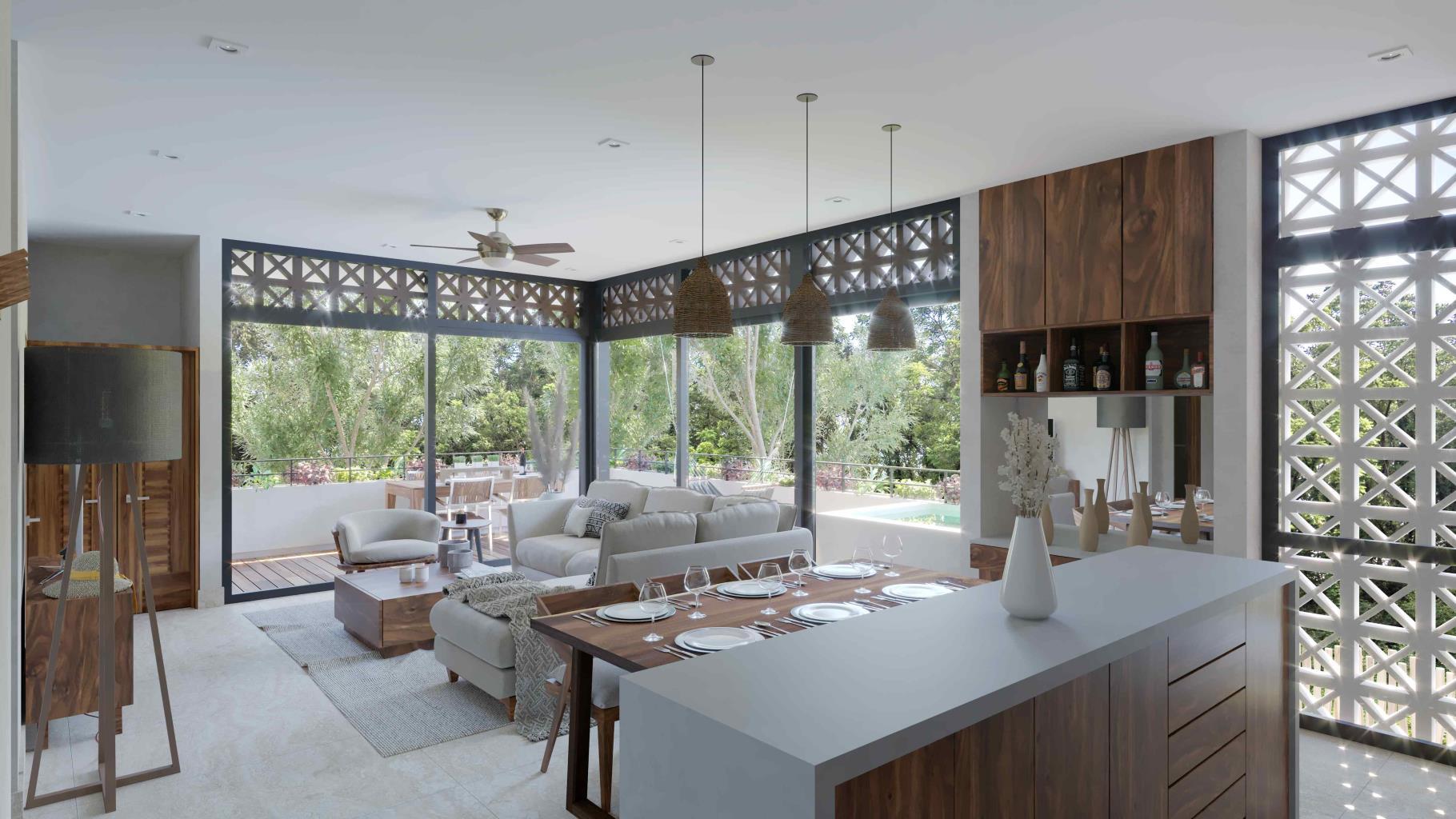 3BR 3BA Apartmente, Muwan, Tulum