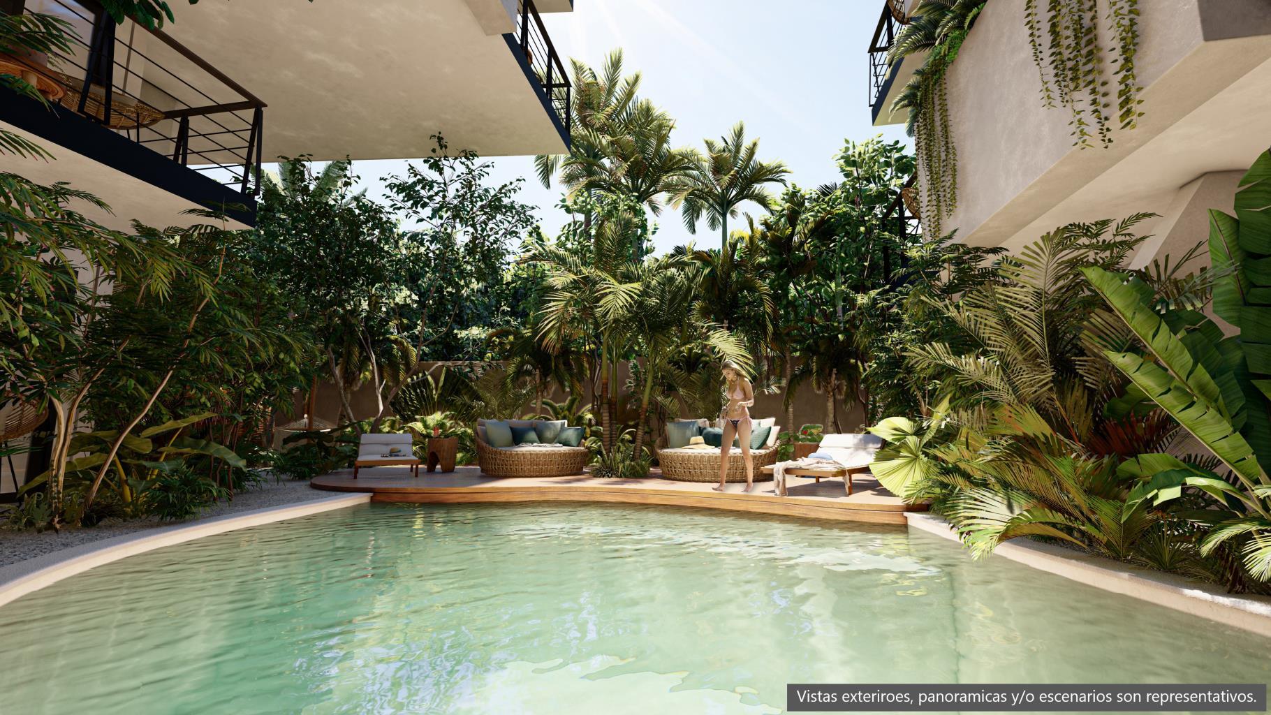 2BR 2BA, Apartment with Lock Off, Zamajal, Tulum