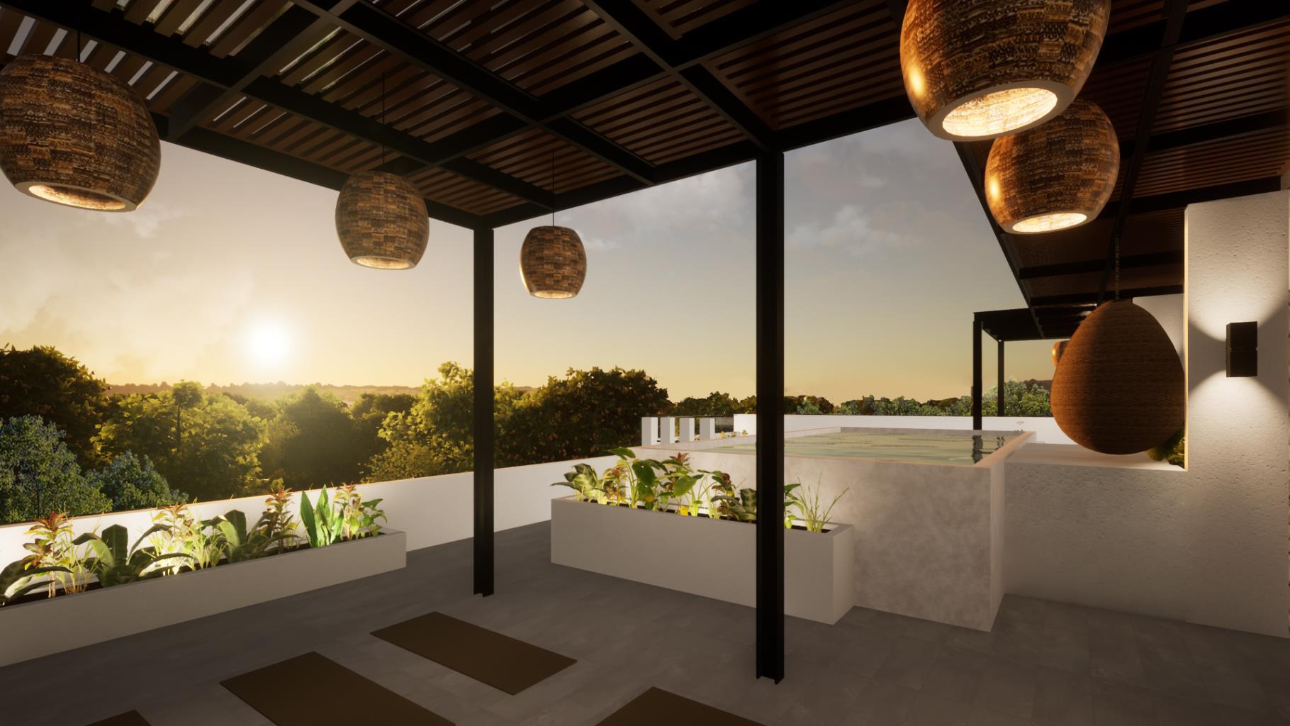 1BR 2BA, Apartment with Roof, Vistal Kuxtal, Tulum