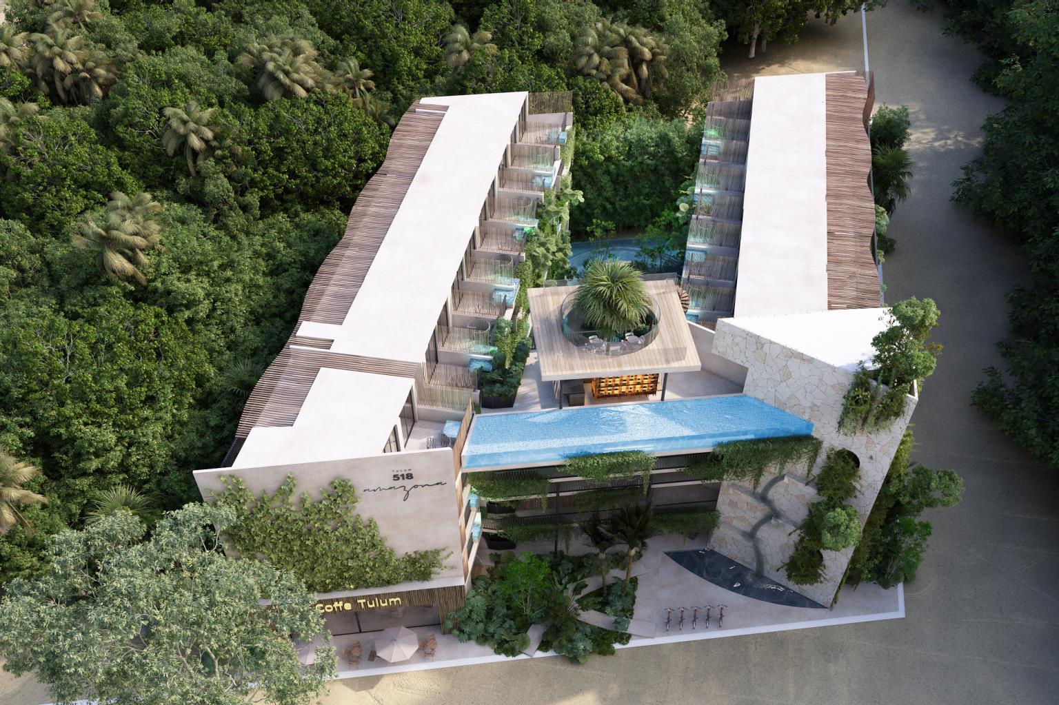 1BR 1BA Luxury Apartment with pool, Amazonia 518 Tulum