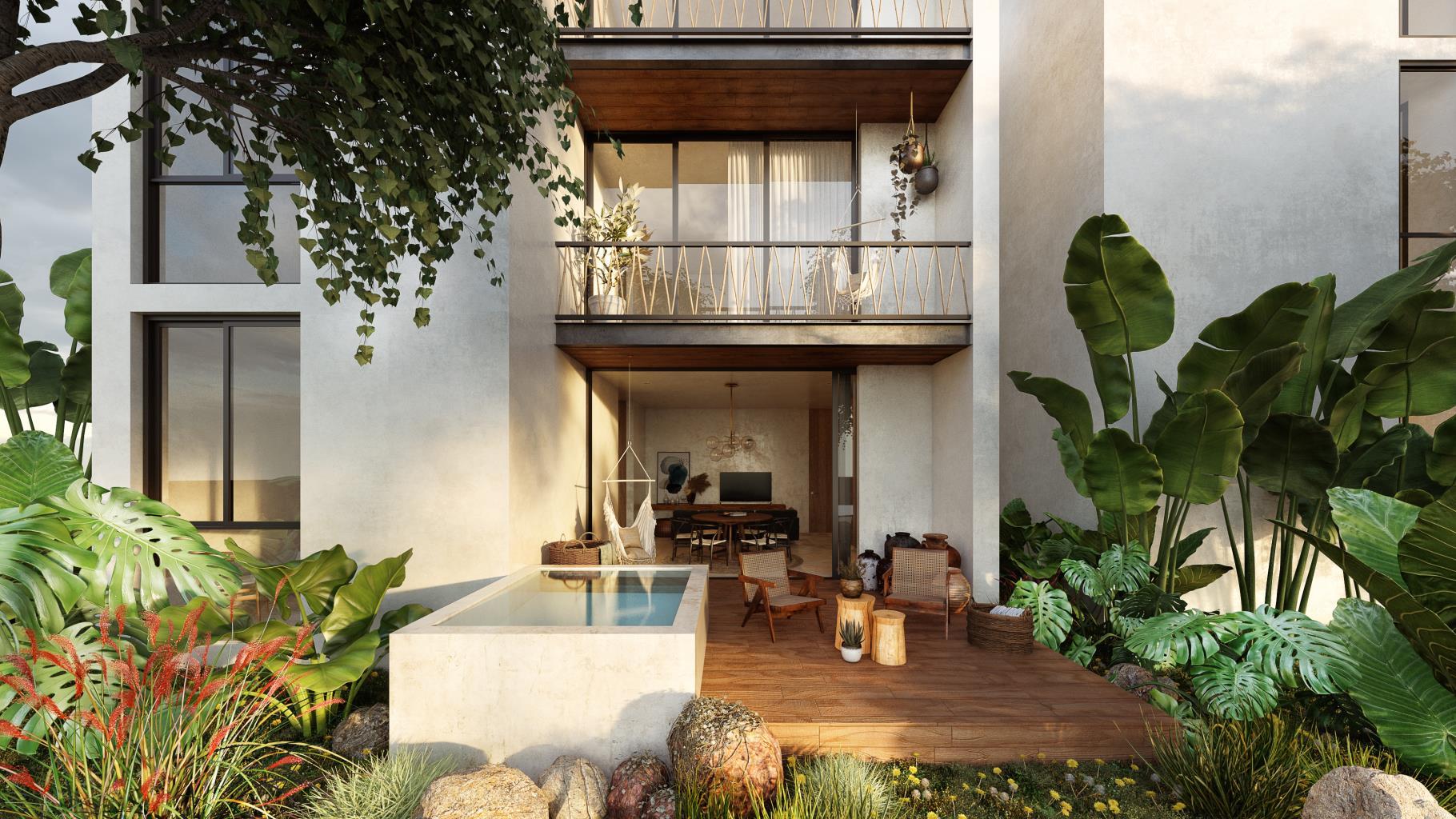 1BR 2BA Apartment. Uxul Tulum