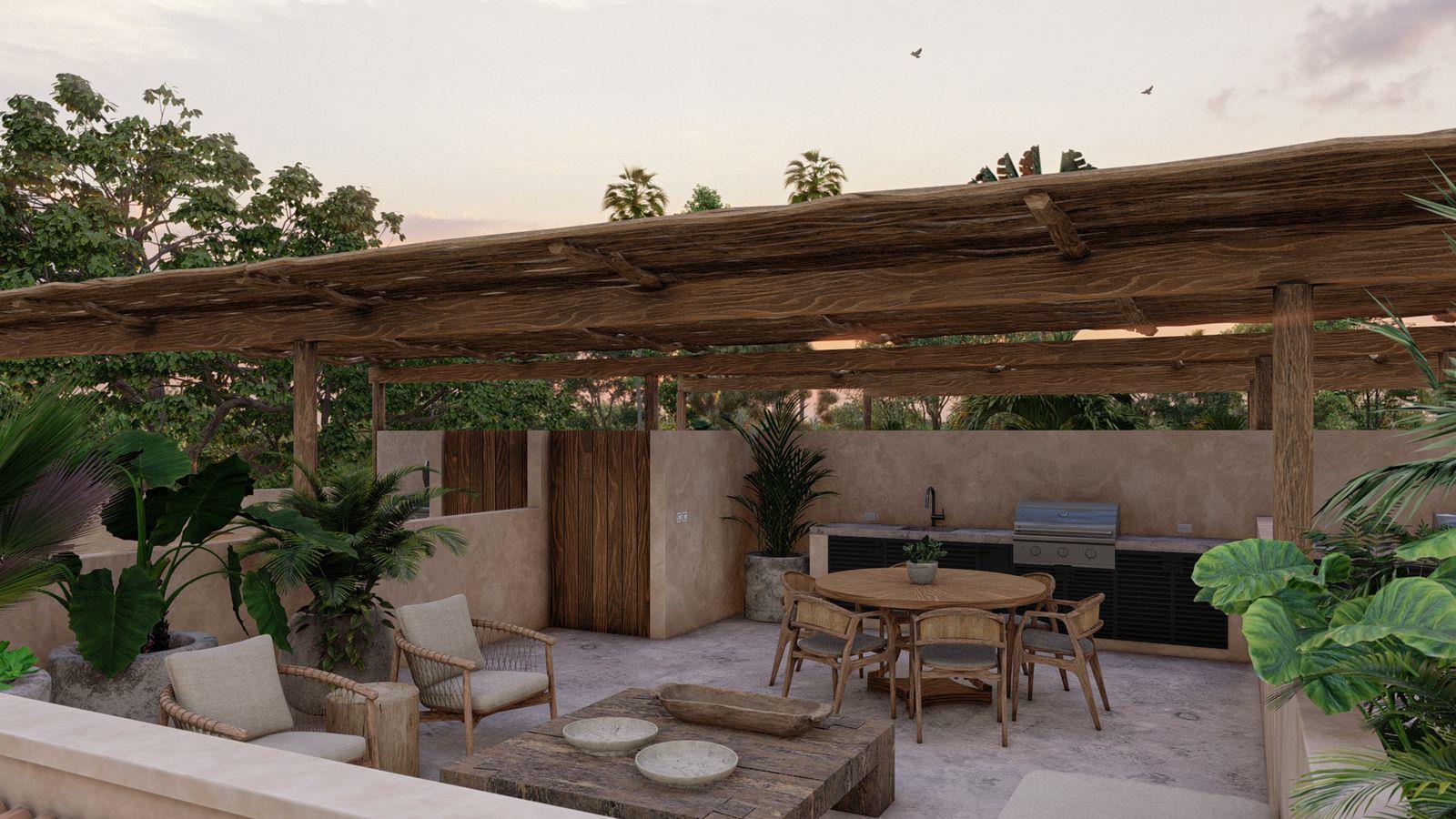 1BR 1BA, Luxury Apartment with Terrace, Casa Chaak, Puerto Aventuras