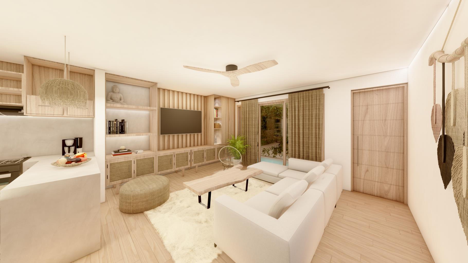 2BR 1BA Apartment, Yemaya Tulum