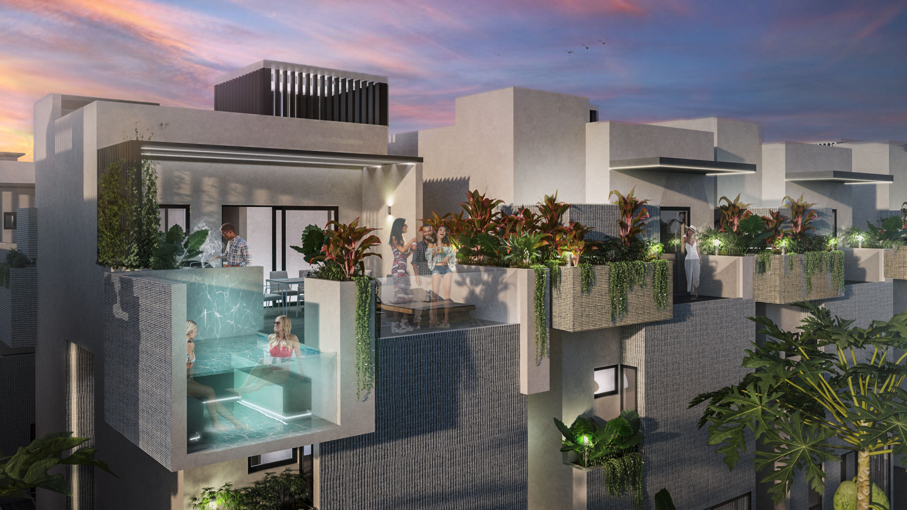 4BR 5BA Luxury Apartment, Cardinal, Tulum