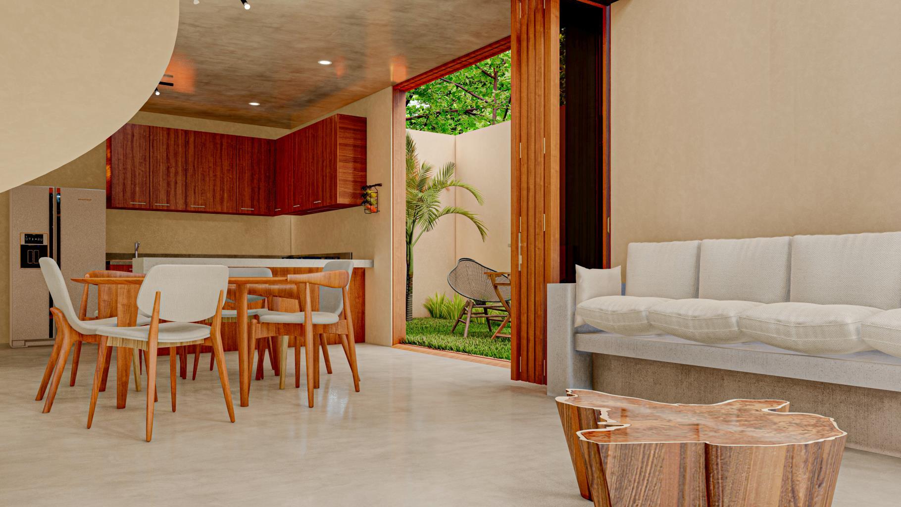 1BR 1BA Garden Loft with pool, Suku`un, Tulum
