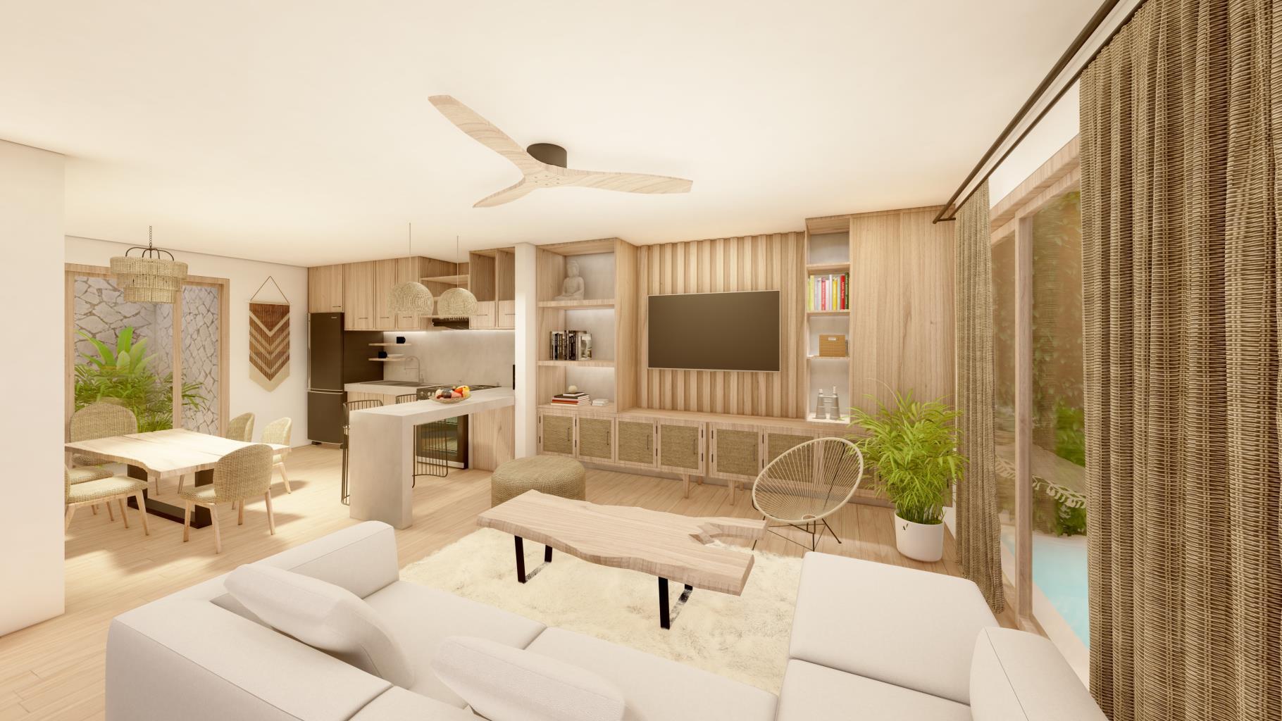 2BR 1BA Apartment, Yemaya Tulum