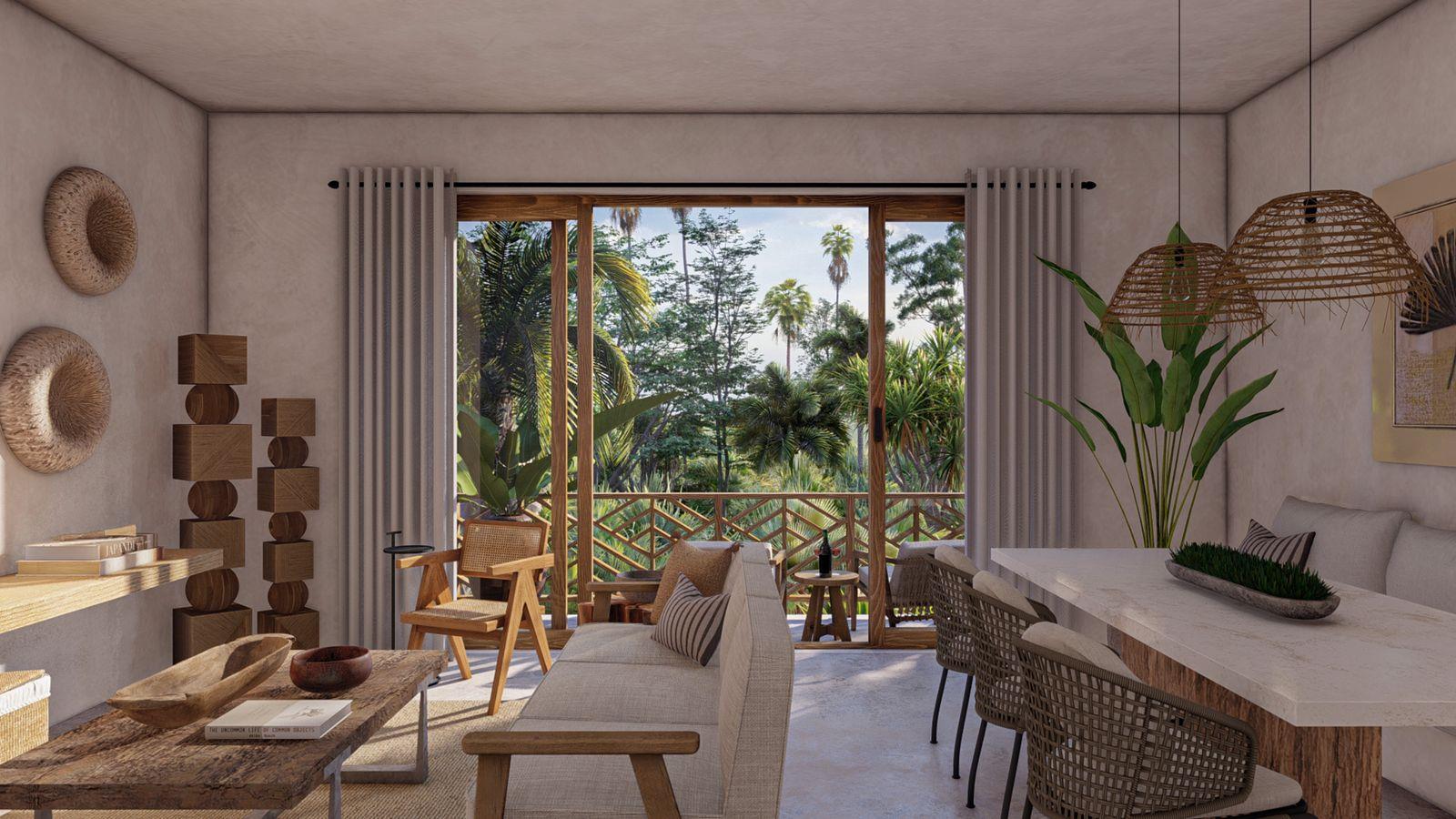 1BR 1BA, Luxury Apartment with Terrace, Casa Chaak, Puerto Aventuras
