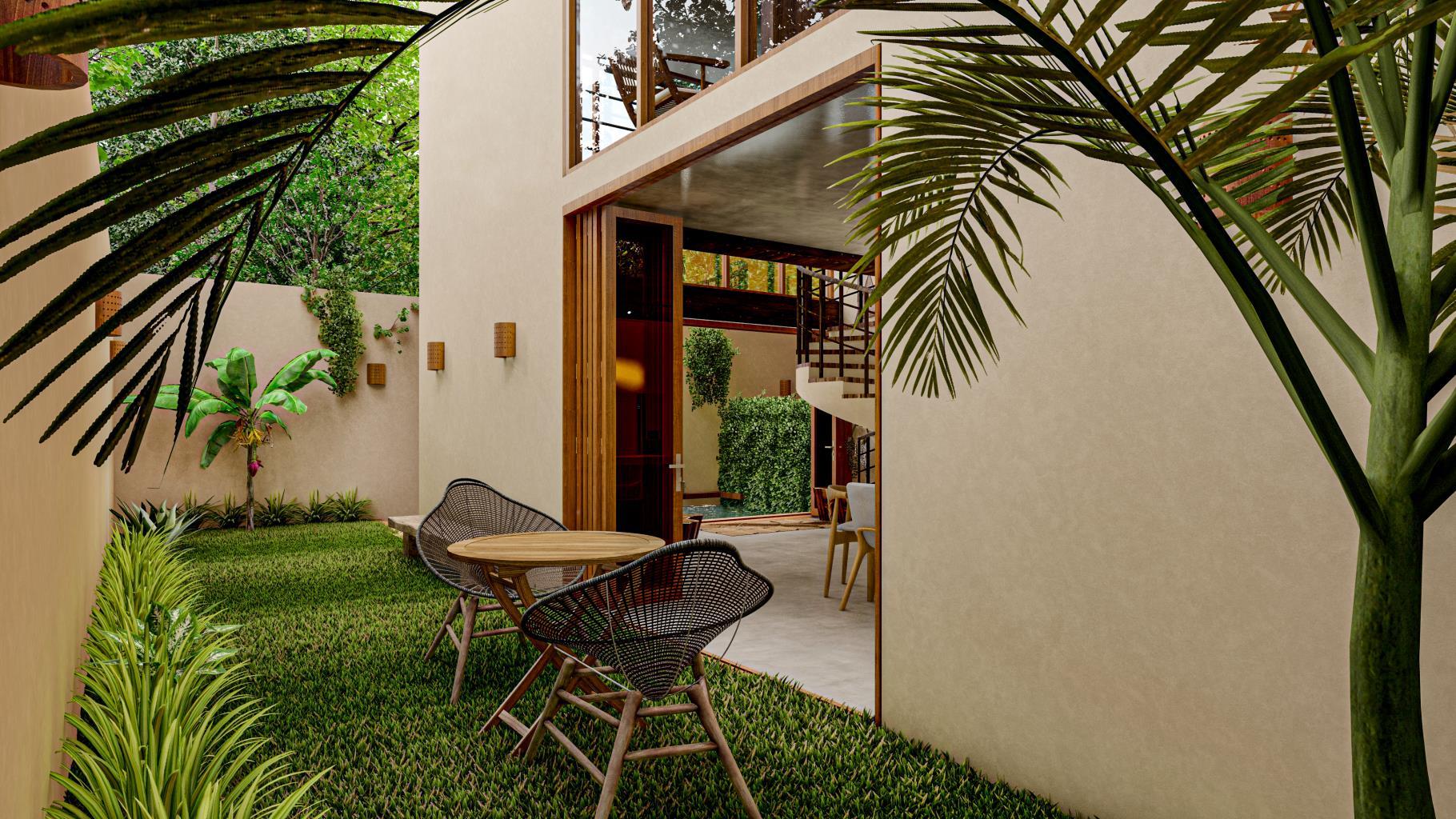 1BR 1BA Garden Loft with pool, Suku`un, Tulum