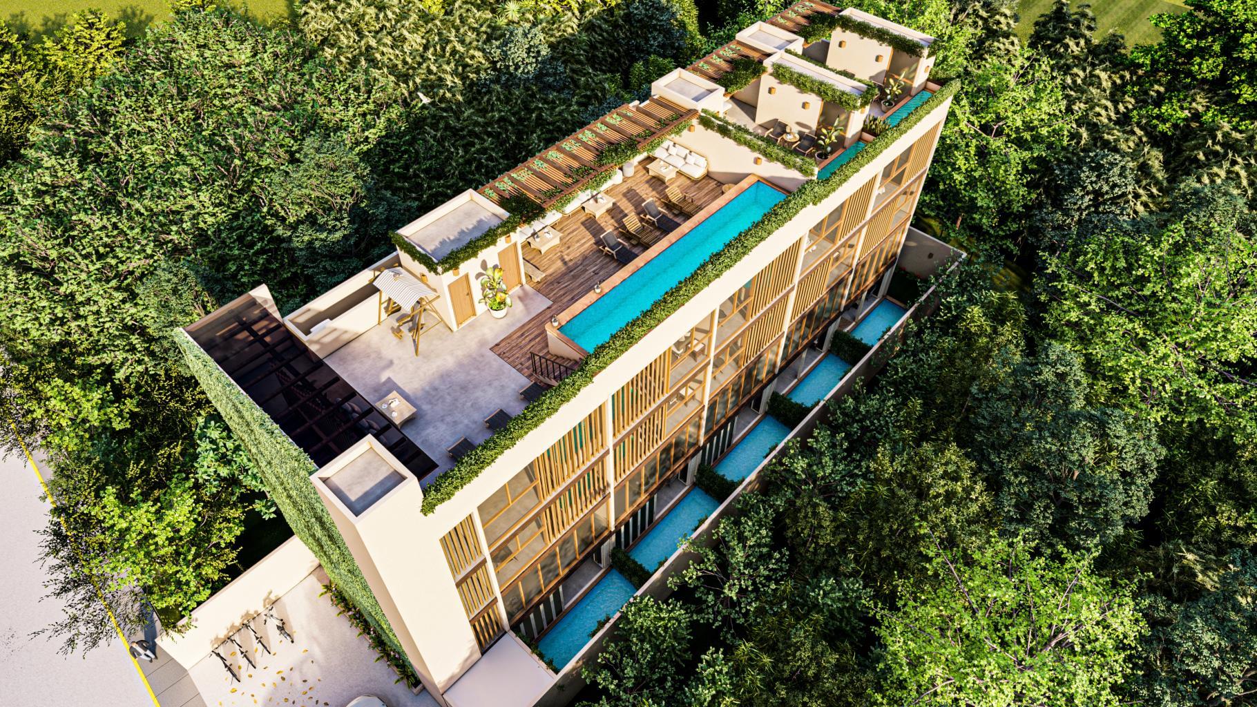 1BR 1BA Garden Loft with pool, Suku`un, Tulum