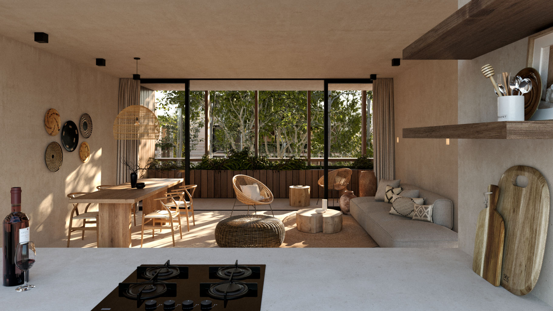 1BR 1BA Ground floor Apartment, Muunek Tulum