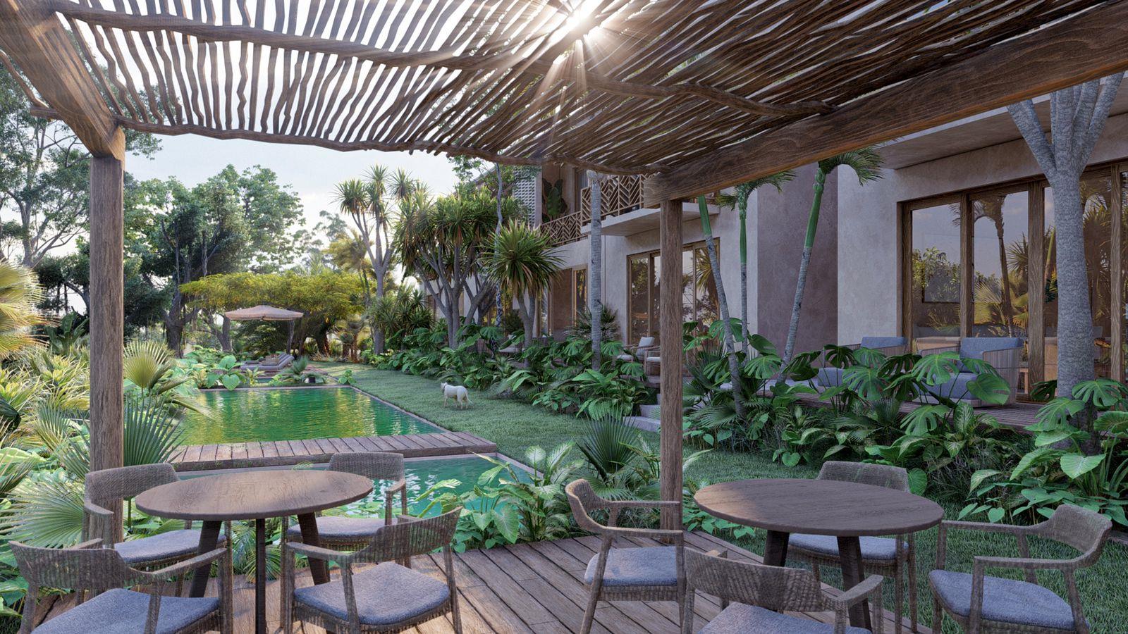 1BR 1BA, Luxury Apartment with Roof, Casa Chaak, Puerto Aventuras