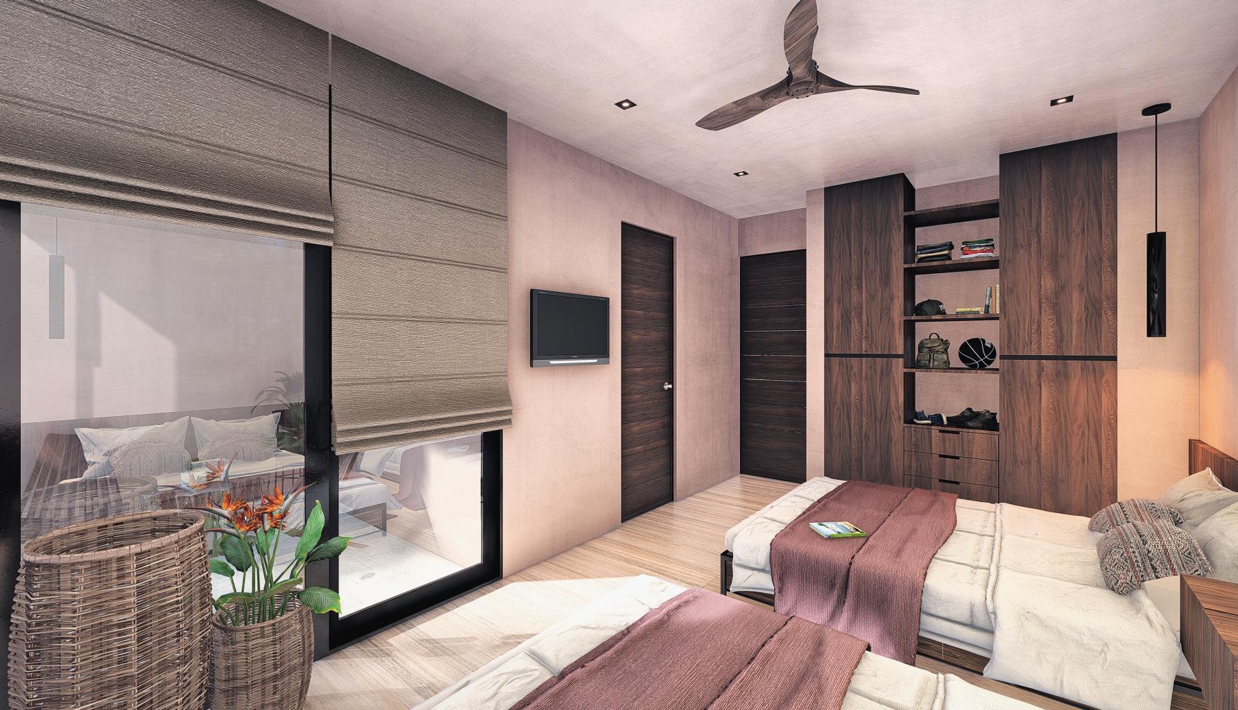 4BR 4BA apartment, Motmot, aldea Zama, Tulum