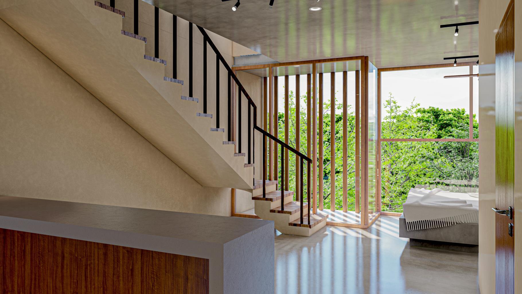 1BR 1BA Garden Loft with pool, Suku`un, Tulum