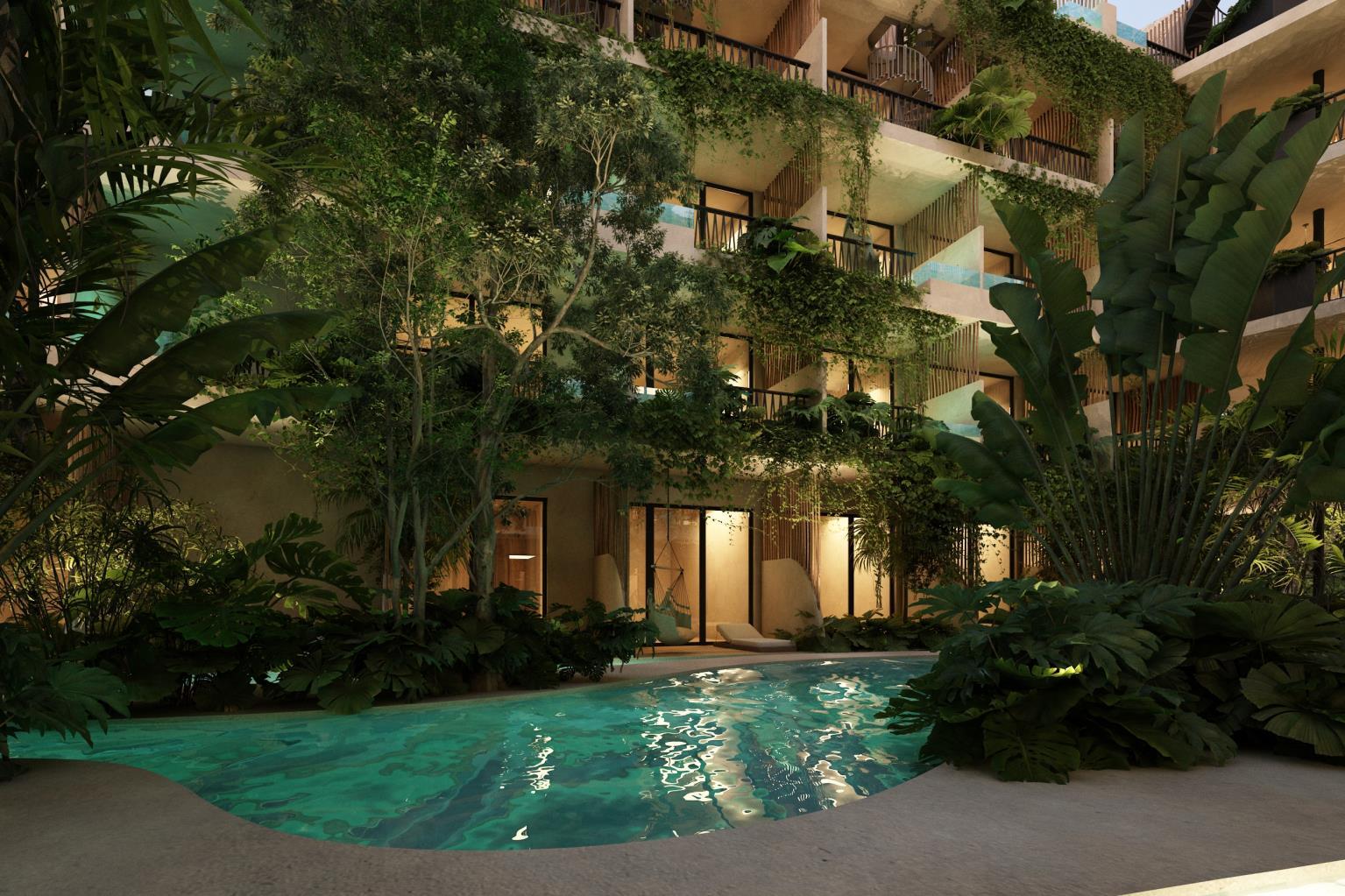 1BR 1BA Luxury Apartment with pool, Amazonia 518 Tulum