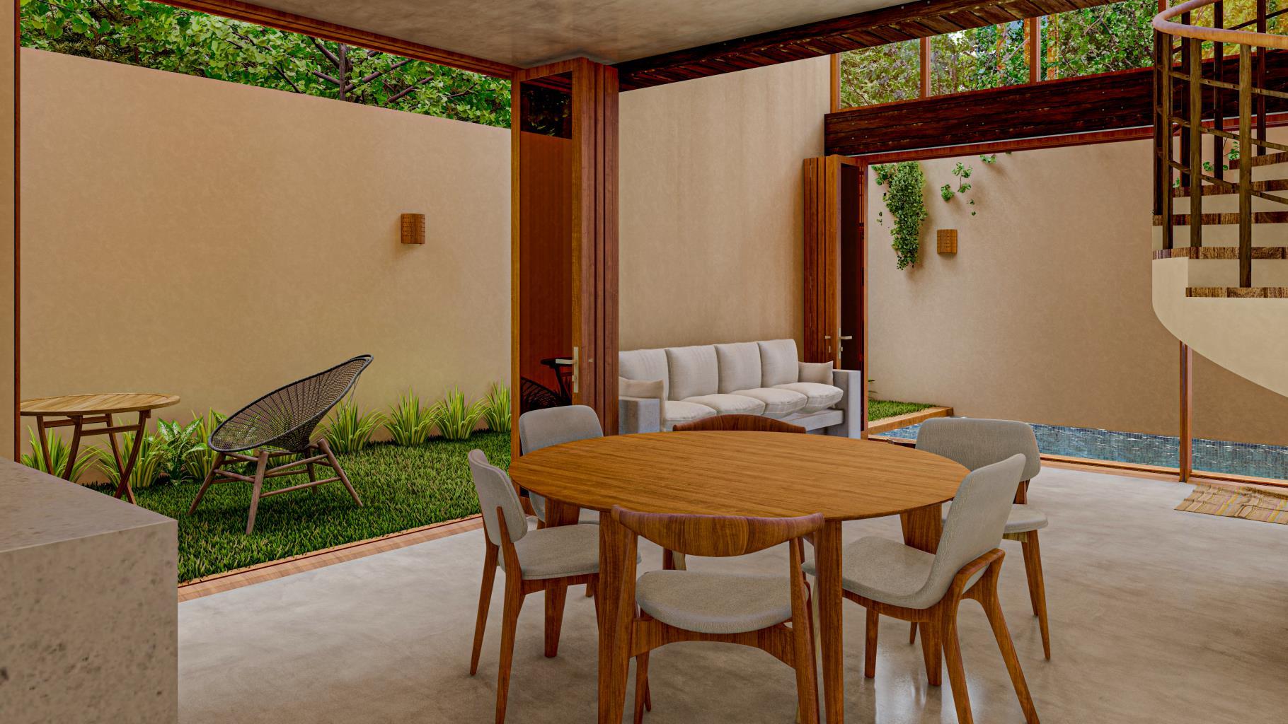 1BR 1BA Garden Loft with pool, Suku`un, Tulum