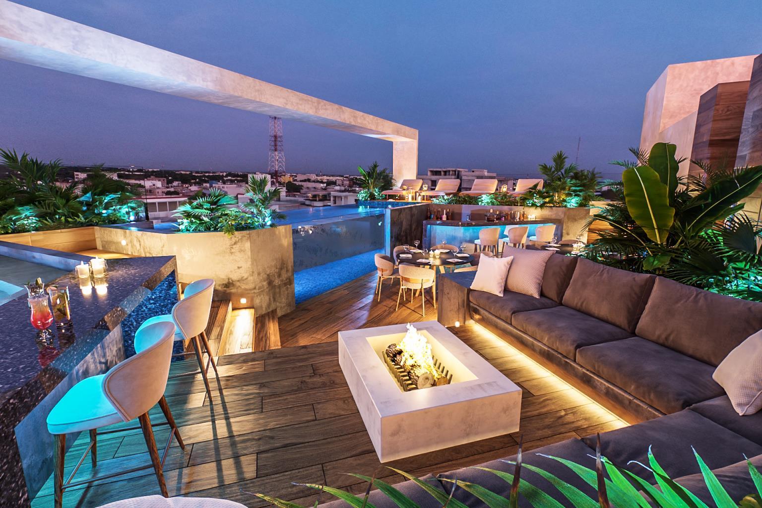 1BR 1BA, Apartment with Terrace, Belehu, Playa del Carmen