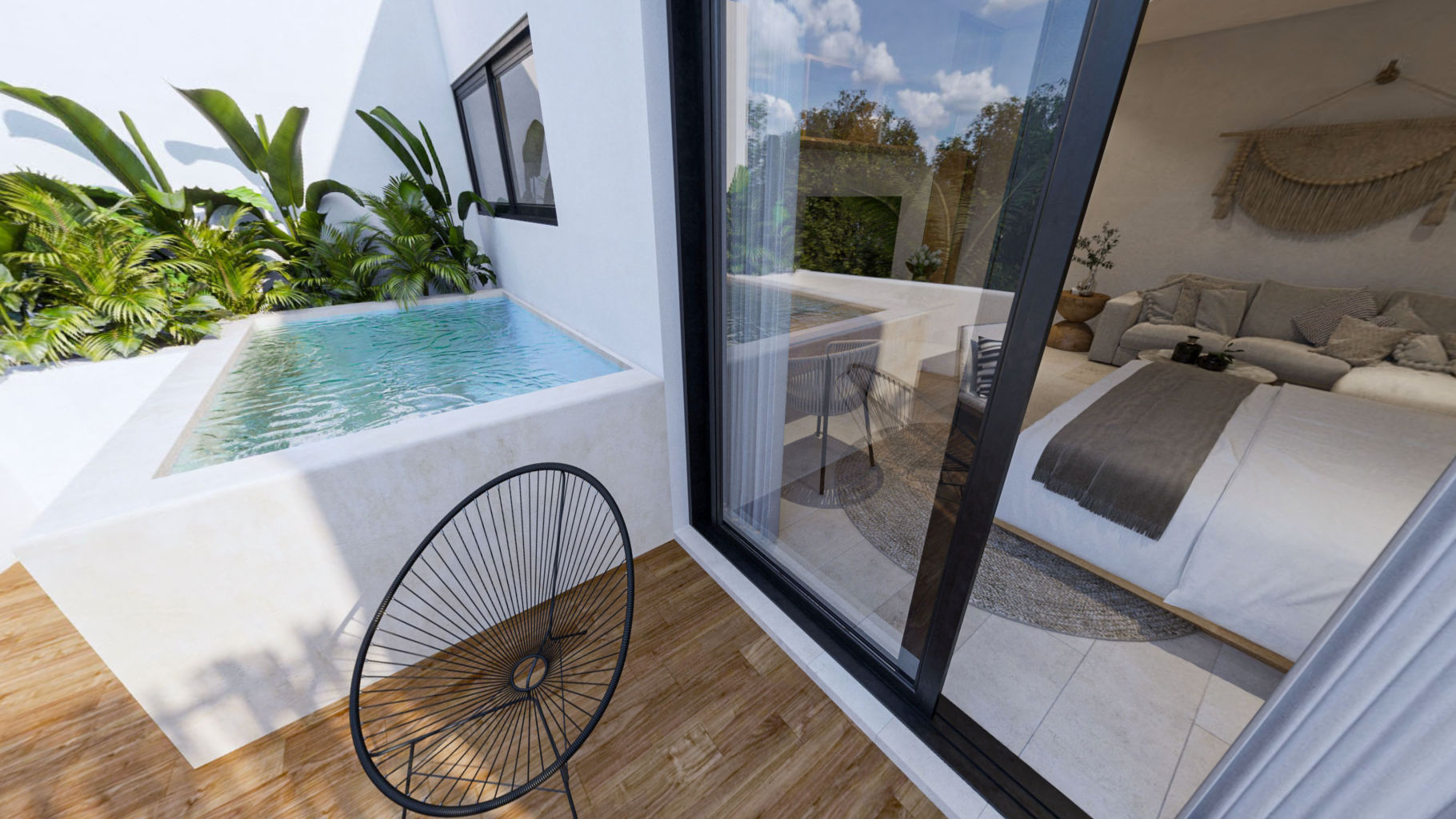 1 BR 1BA Luxury Studio, Hunab Residences, Tulum
