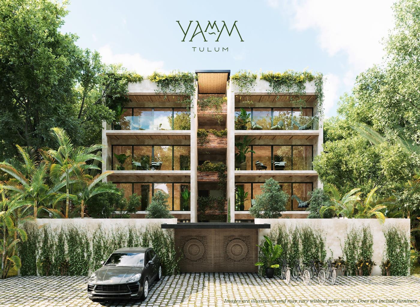 2BR 2BA apartment Yamm Aldea Zama Tulum