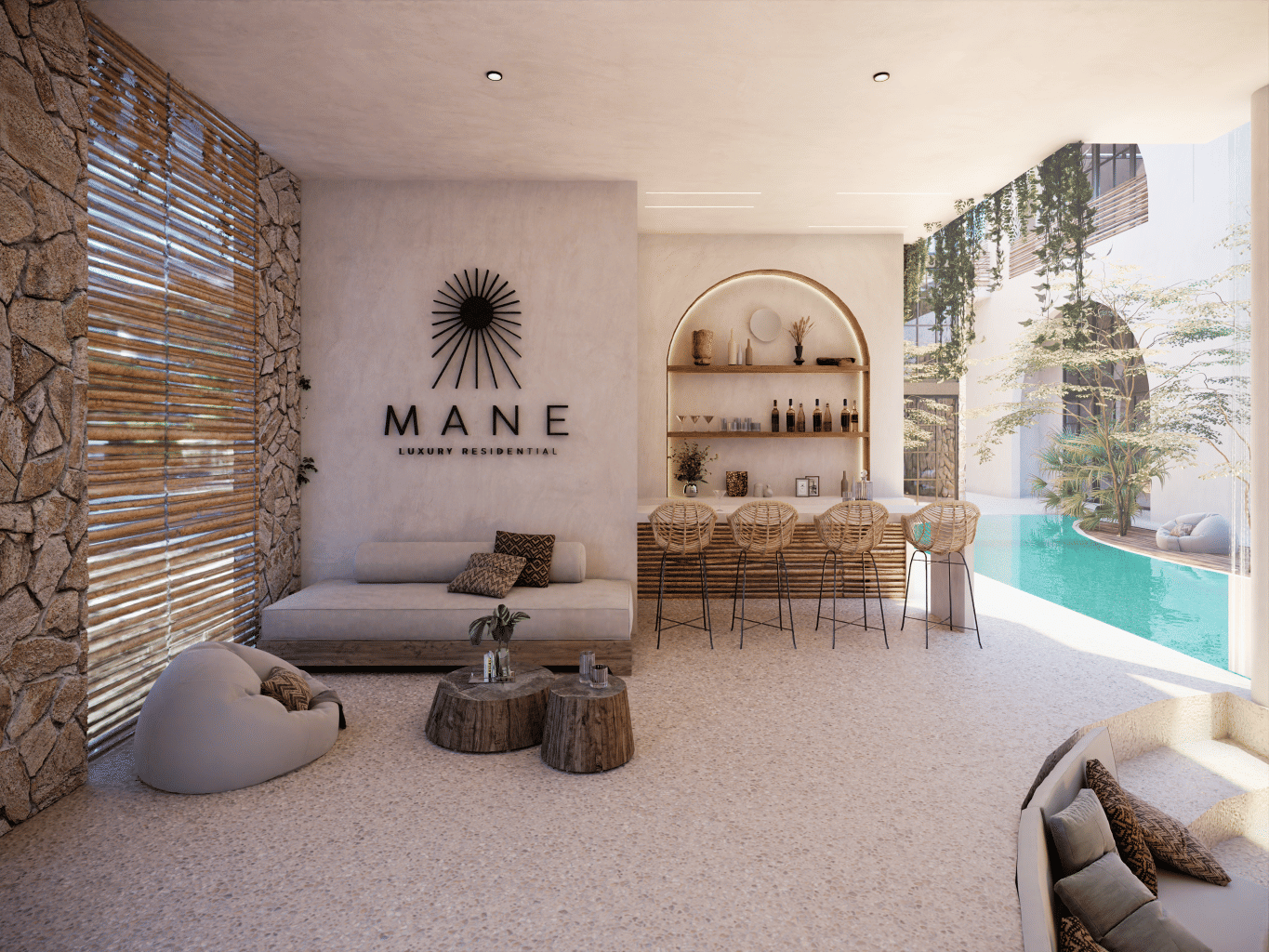 2BR 2BA, Ground Floor Apartment, Brahma, Tulum