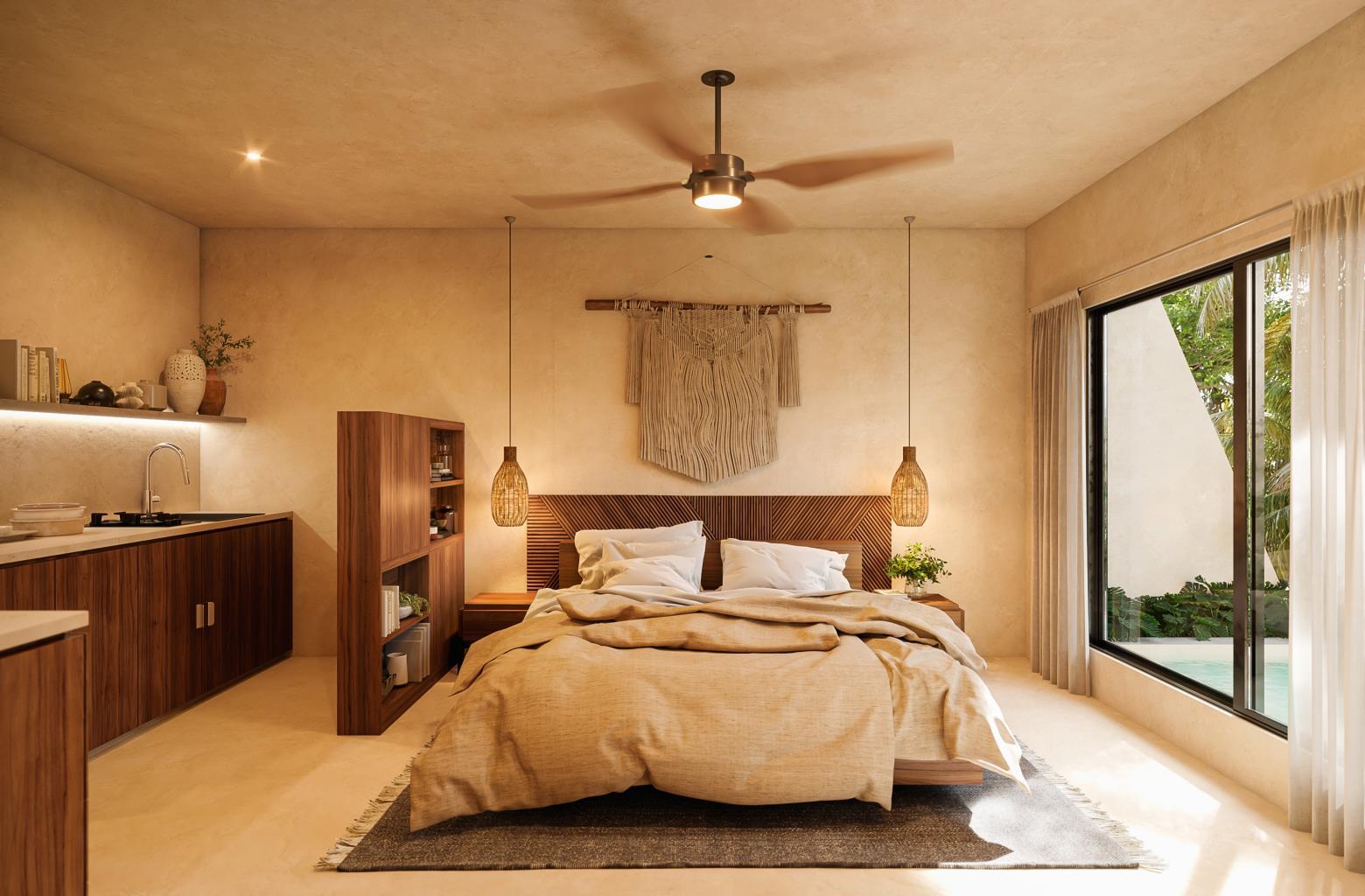 1BR 1BA Apartment with terrace, Yama Tulum Condos