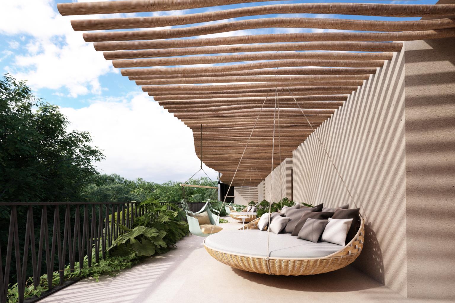 1BR 1BA Garden apartment with swin up, Amazonia 518 Tulum