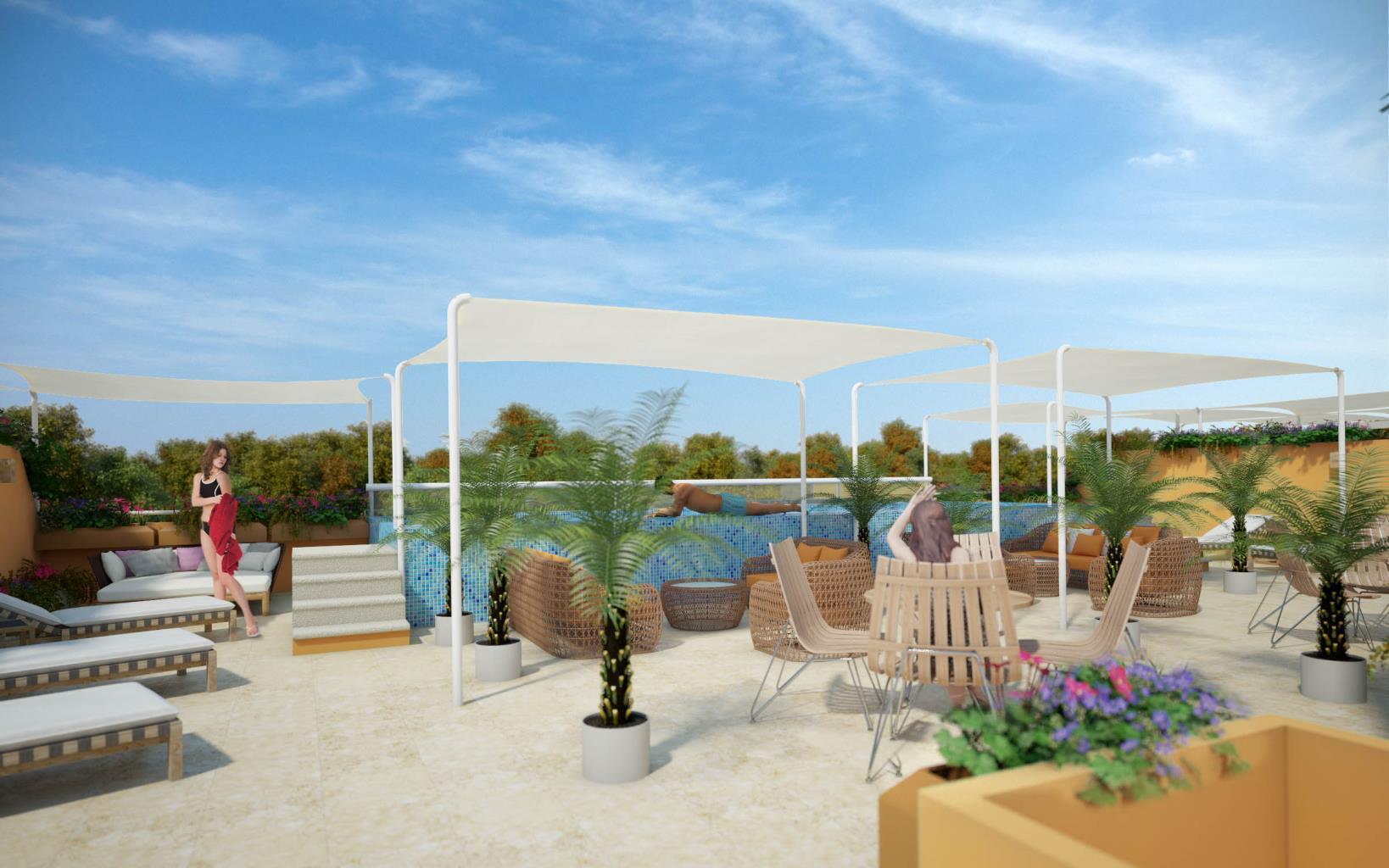Studio BR1 BA1, Suites Riviera, Playa del Carmen