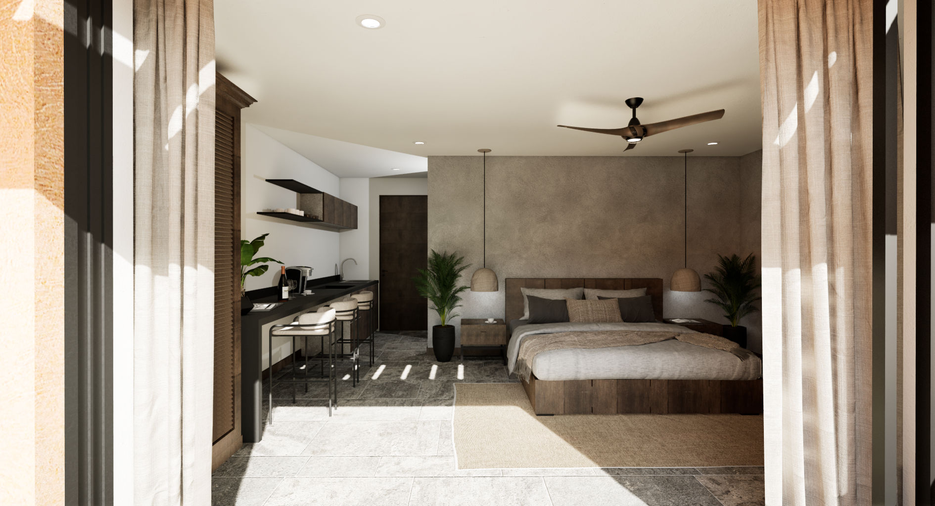 2BR 2BA, Luxury Apartment with Terrace, Artra, Tulum