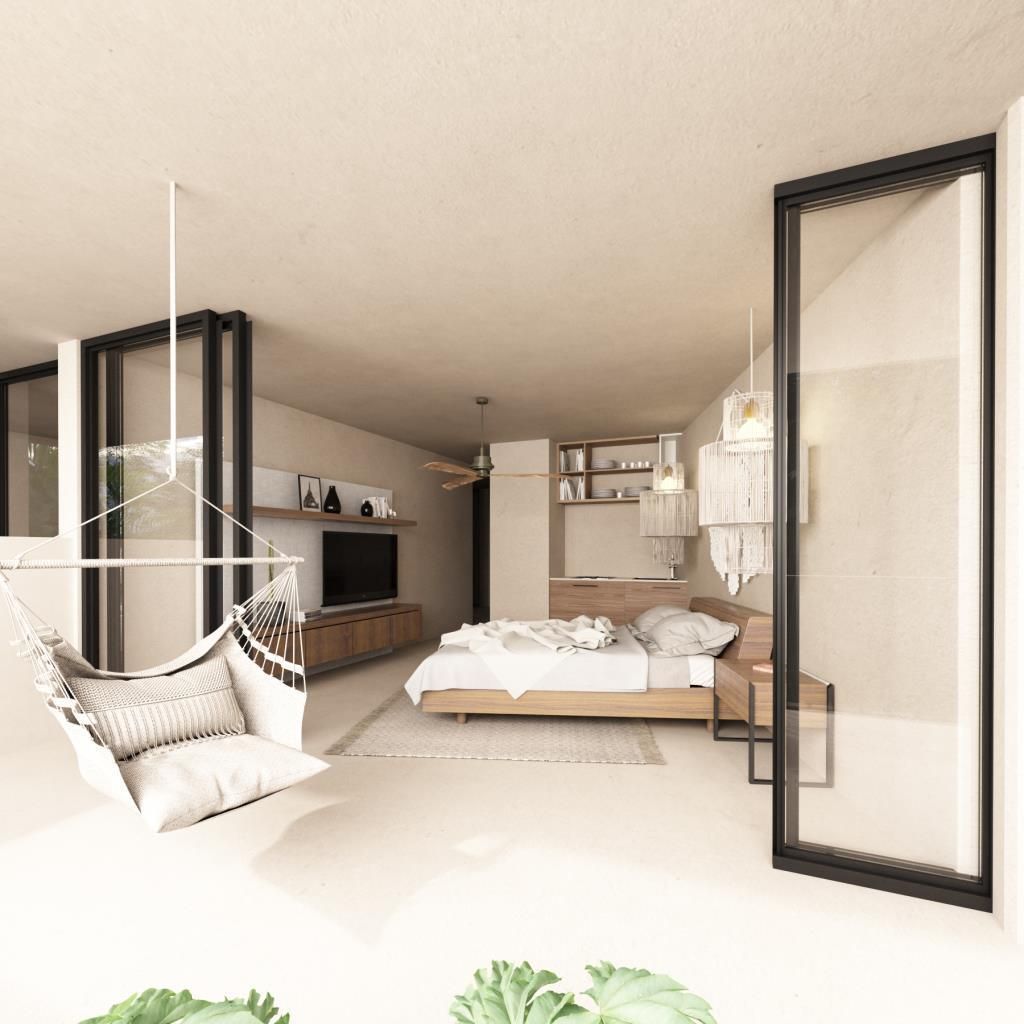 1BR 1BA Garden apartment with swin up, Amazonia 518 Tulum
