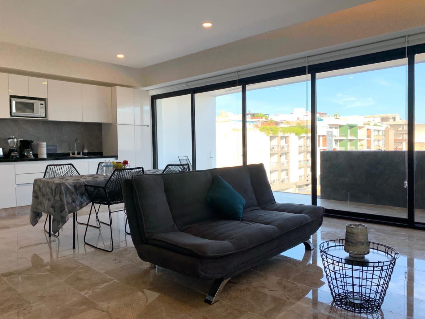 1BR 1BA, Studio with Balcony, Torre Diez, Playa del Carmen