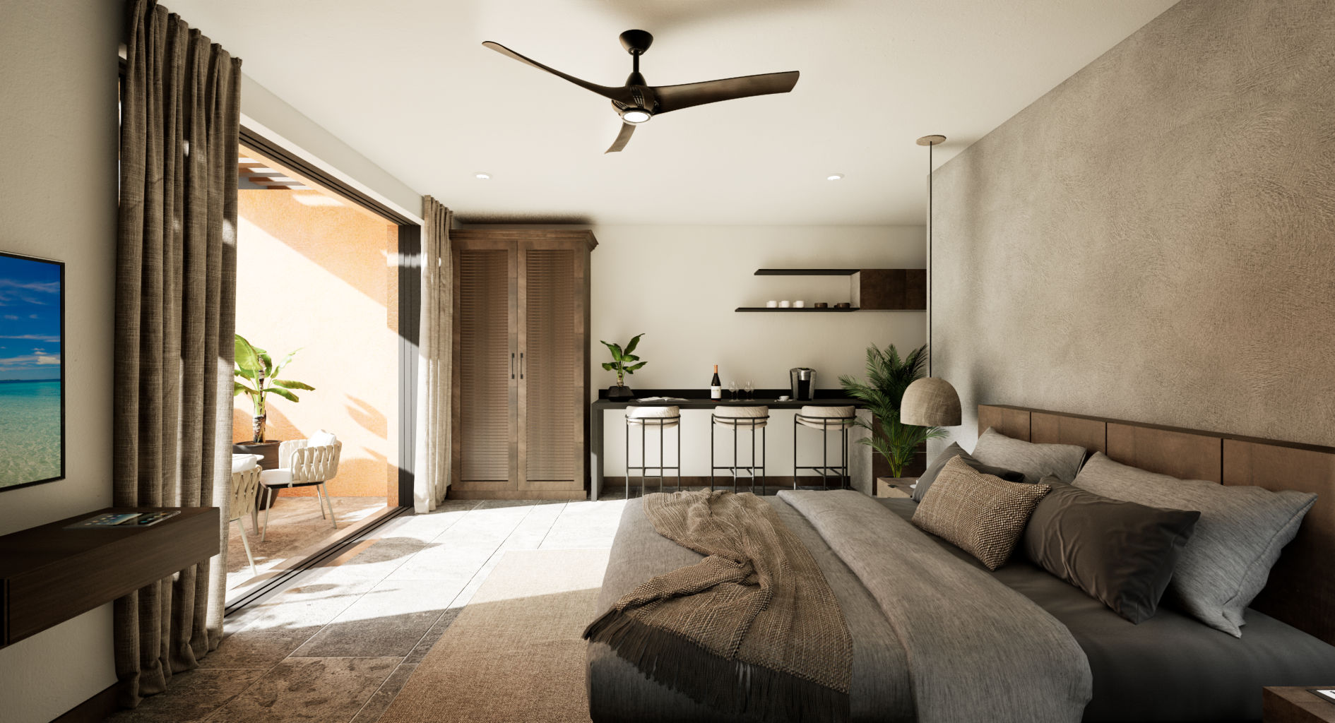 2BR 2BA, Luxury Apartment with Terrace, Artra, Tulum