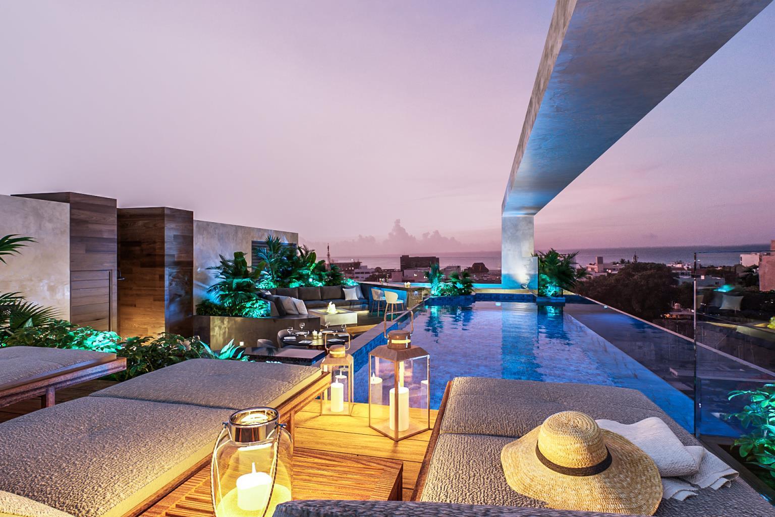 1BR 1BA, Apartment with Terrace, Belehu, Playa del Carmen