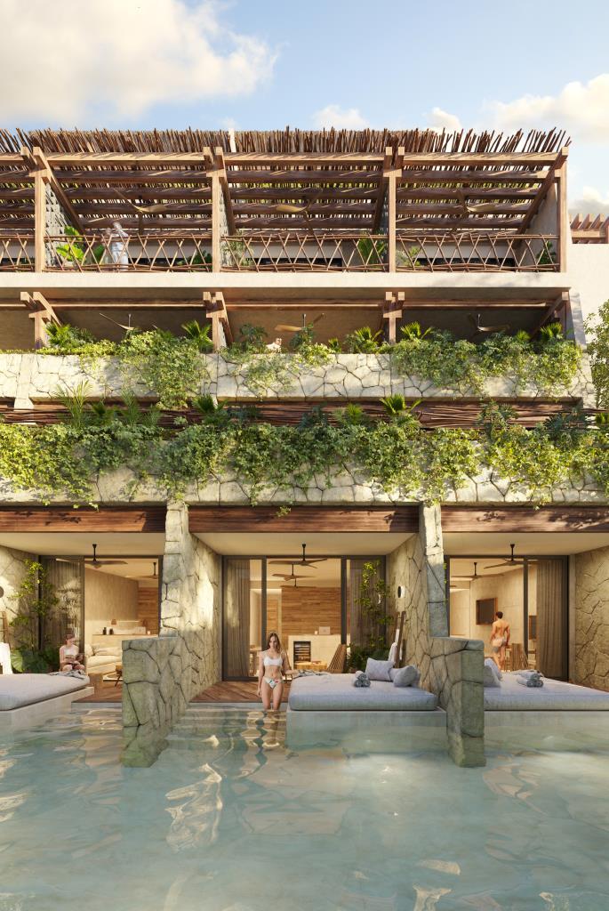 1BR 1BA, Apartment with Pool, Alquimia, Tulum
