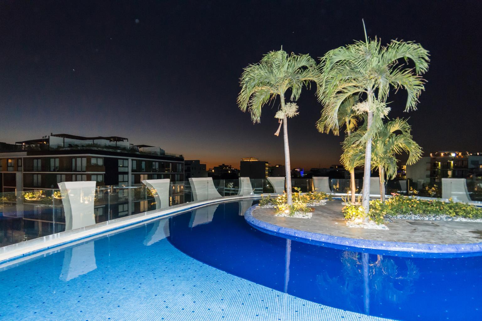 2BR 3BA, Luxury Apartment with Roof, Siaan, Playa del Carmen