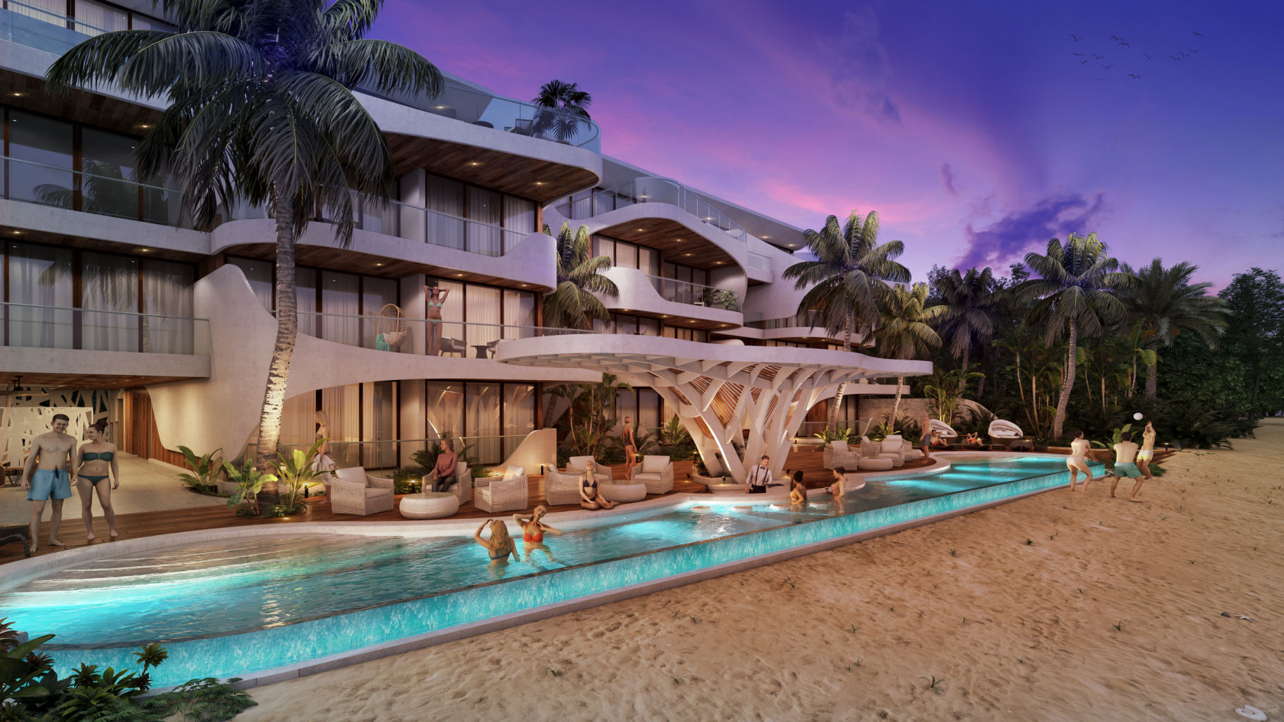 3BR 4BA apartment Tankah 52 Tulum