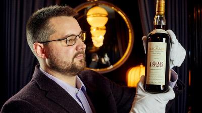 拍賣會上一瓶極為珍罕的威士忌
