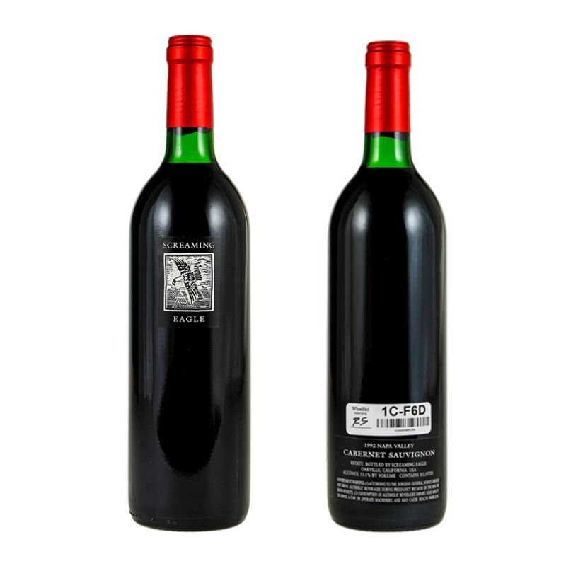 1992年份嘯鷹紅酒酒瓶